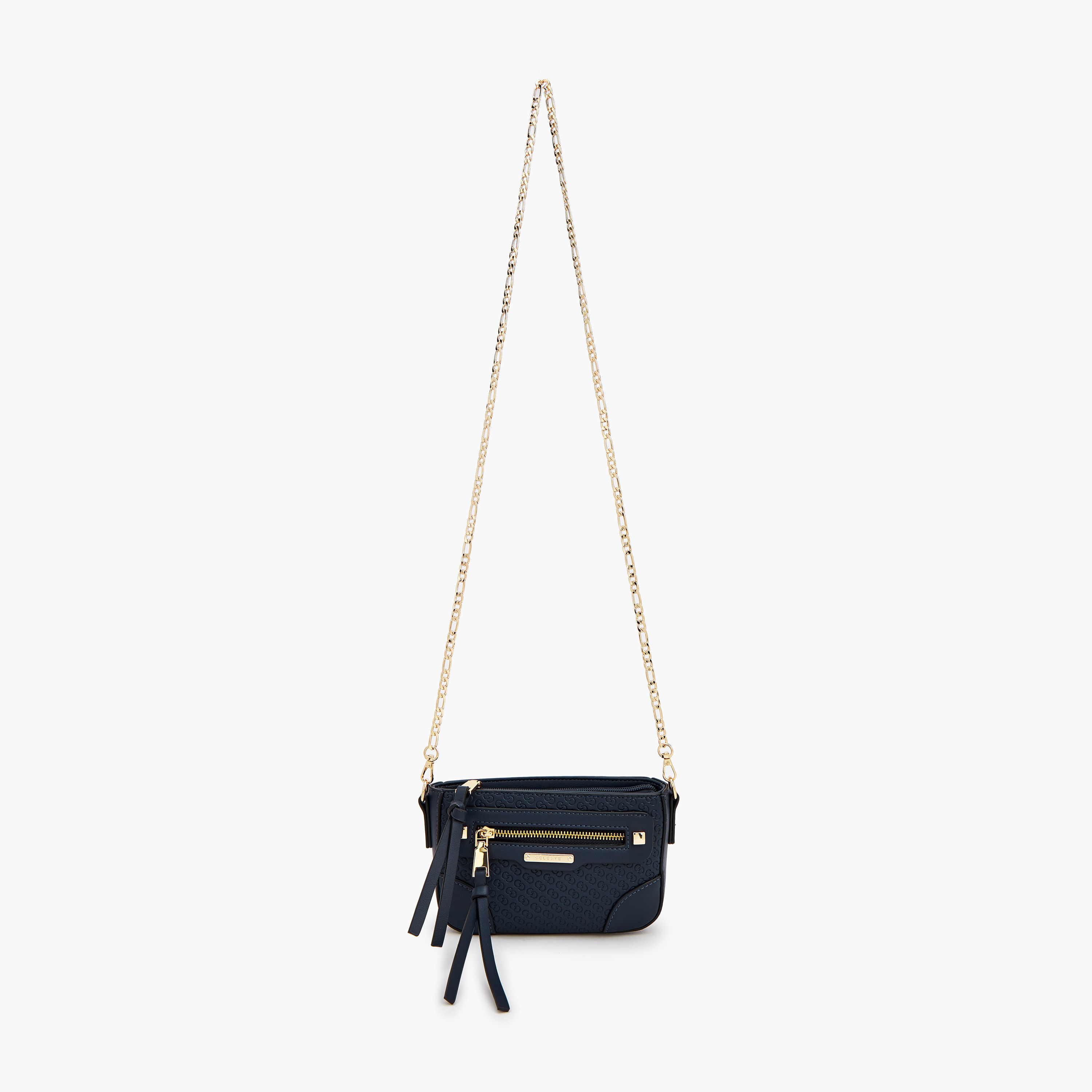 Celeste Embossed Crossbody Bag with Chain Strap-women-bagsandwallets-handbags-image-3