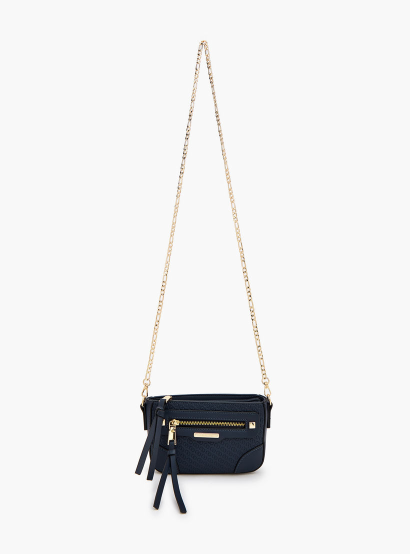شنطة كروس بودي منقوشة بحزام سلسلة من سيليست-women-bagsandwallets-handbags-image-3