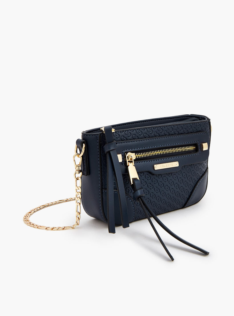 شنطة كروس بودي منقوشة بحزام سلسلة من سيليست-women-bagsandwallets-handbags-image-4
