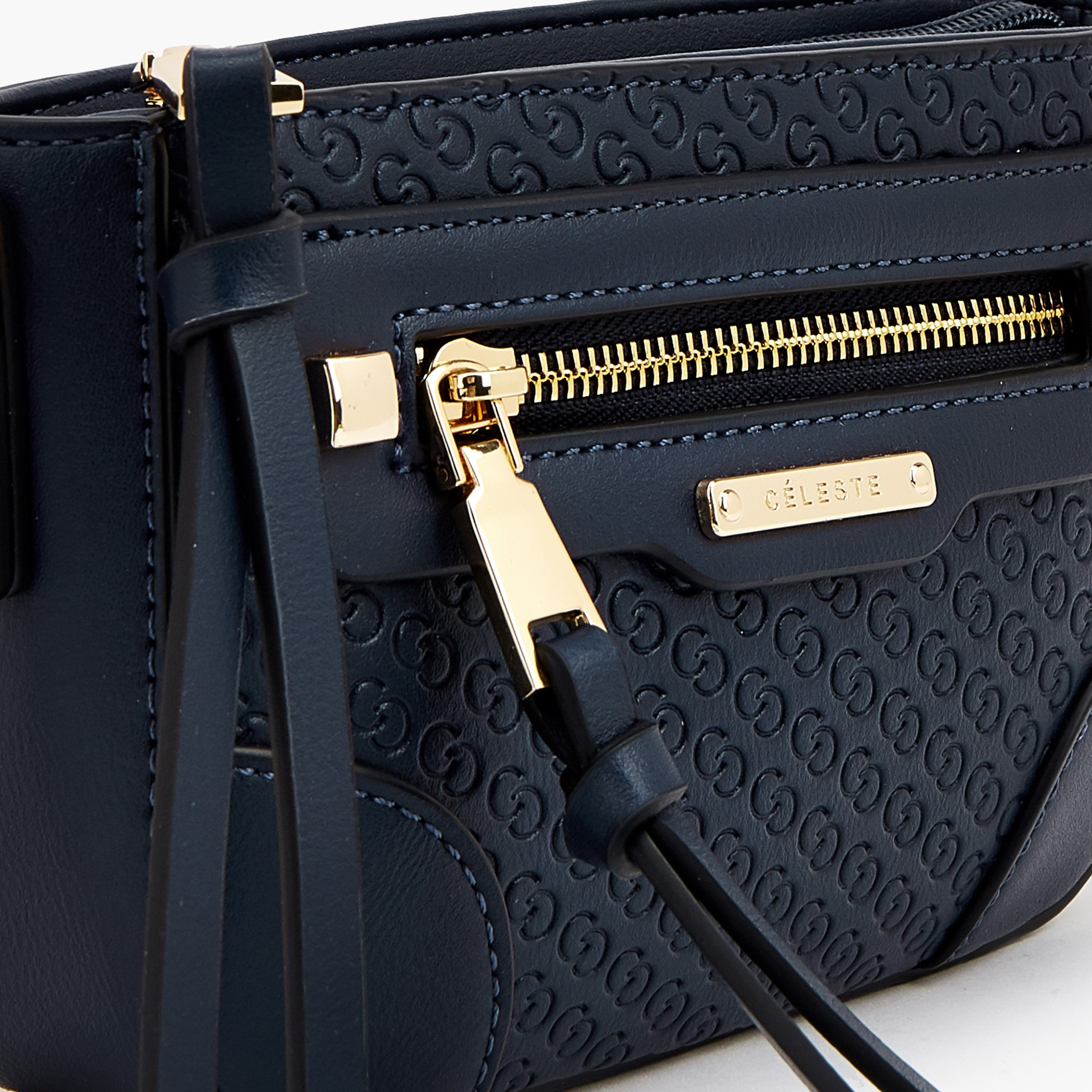 شنطة كروس بودي منقوشة بحزام سلسلة من سيليست-women-bagsandwallets-handbags-image-5