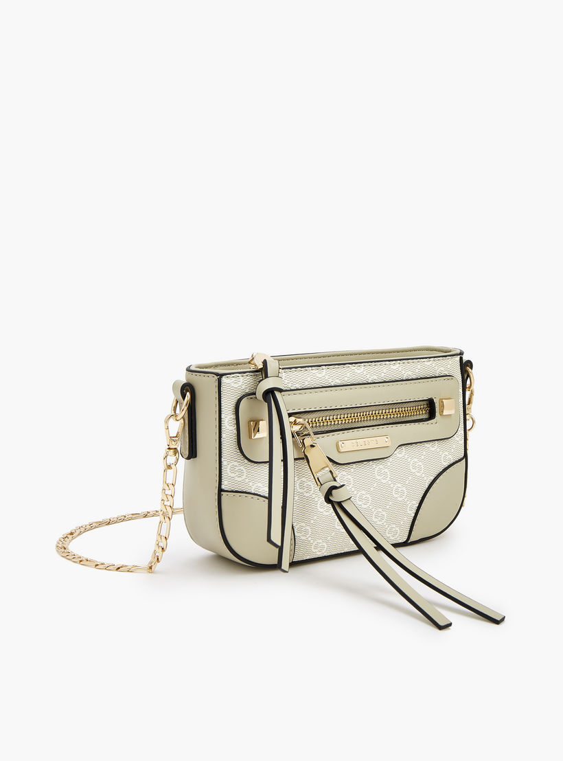 شنطة كروس بودي بطبعات مونوجرام وحزام سلسلة من سيليست-women-bagsandwallets-handbags-image-3