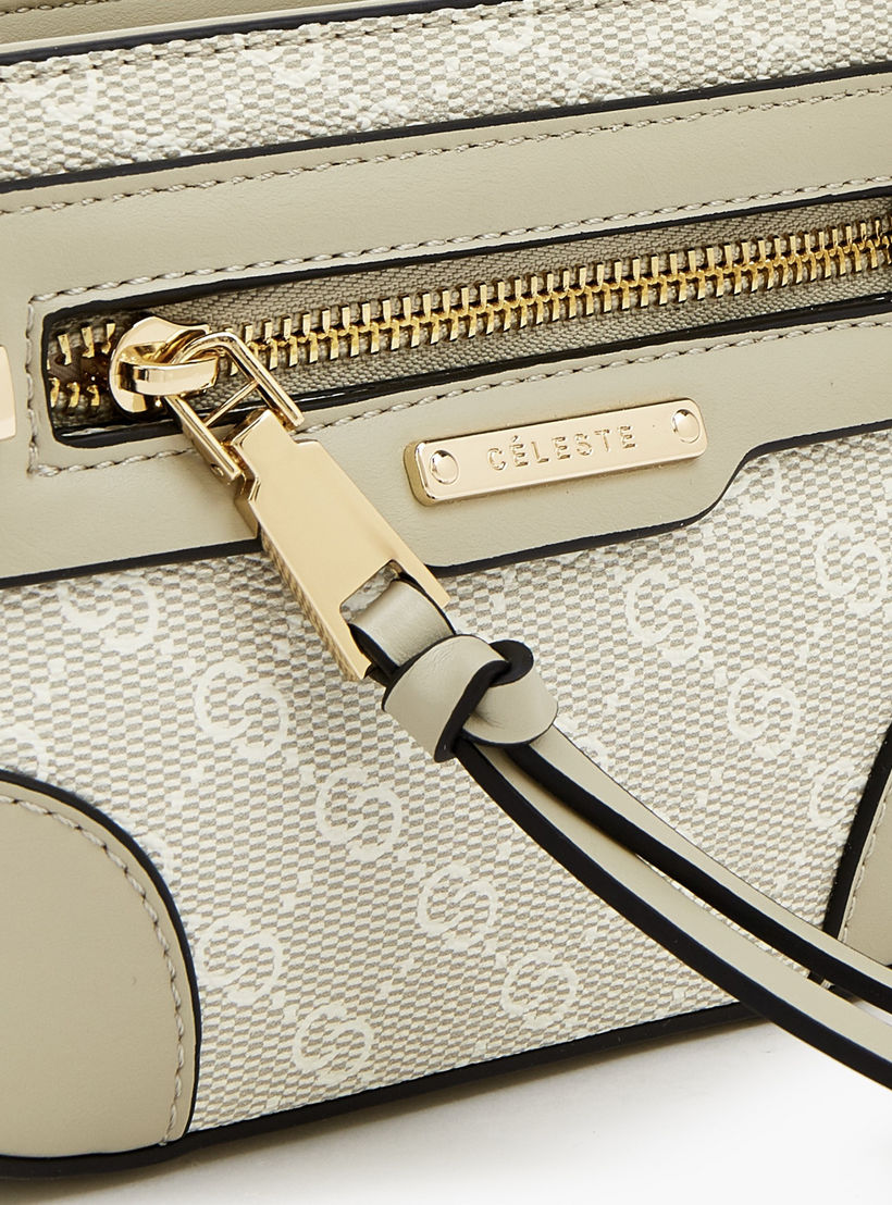 شنطة كروس بودي بطبعات مونوجرام وحزام سلسلة من سيليست-women-bagsandwallets-handbags-image-4