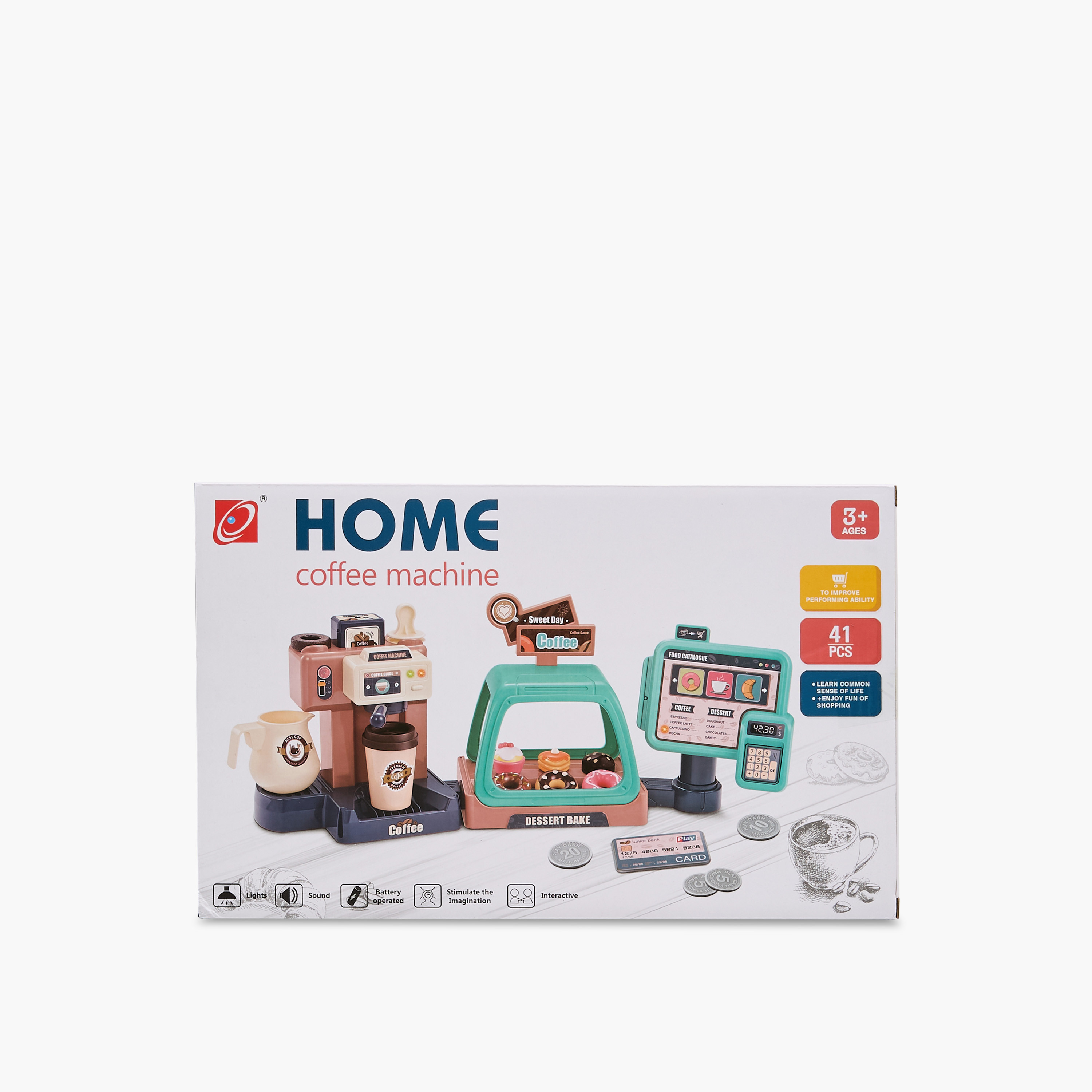 مجموعة لعب المقهى المنزلي-toys-roleplay-supermarketandshoppingsets-image-1