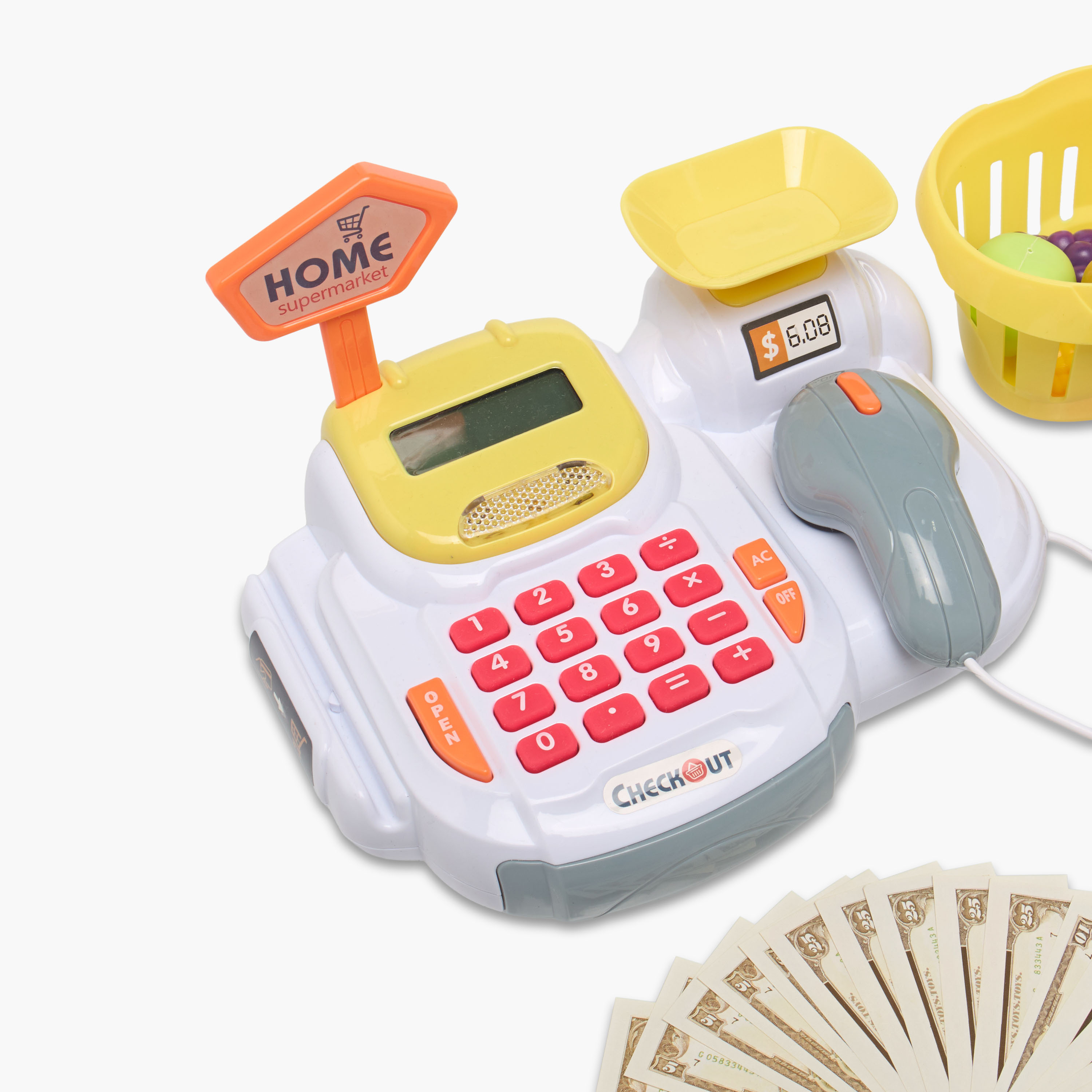 مجموعة ألعاب ماكينة سوبرماركت لتسجيل نقود-toys-roleplay-supermarketandshoppingsets-image-8