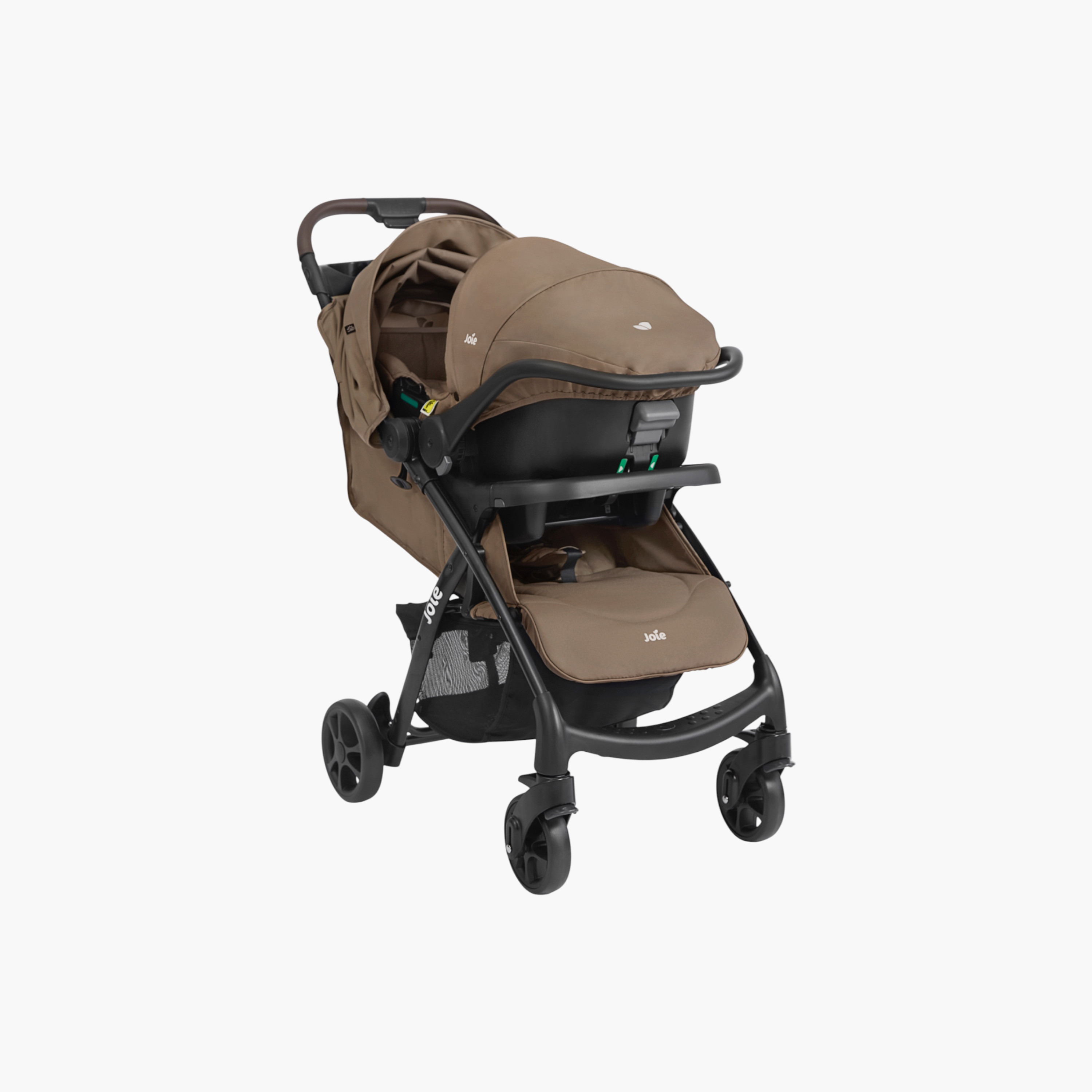 نظام السفر من جوي ميوز إل إكس بلون اسود من قطعتين مع مظلة شمسية (حتى 3 سنوات)-baby-gear-strollersandprams-travelsystems-image-1