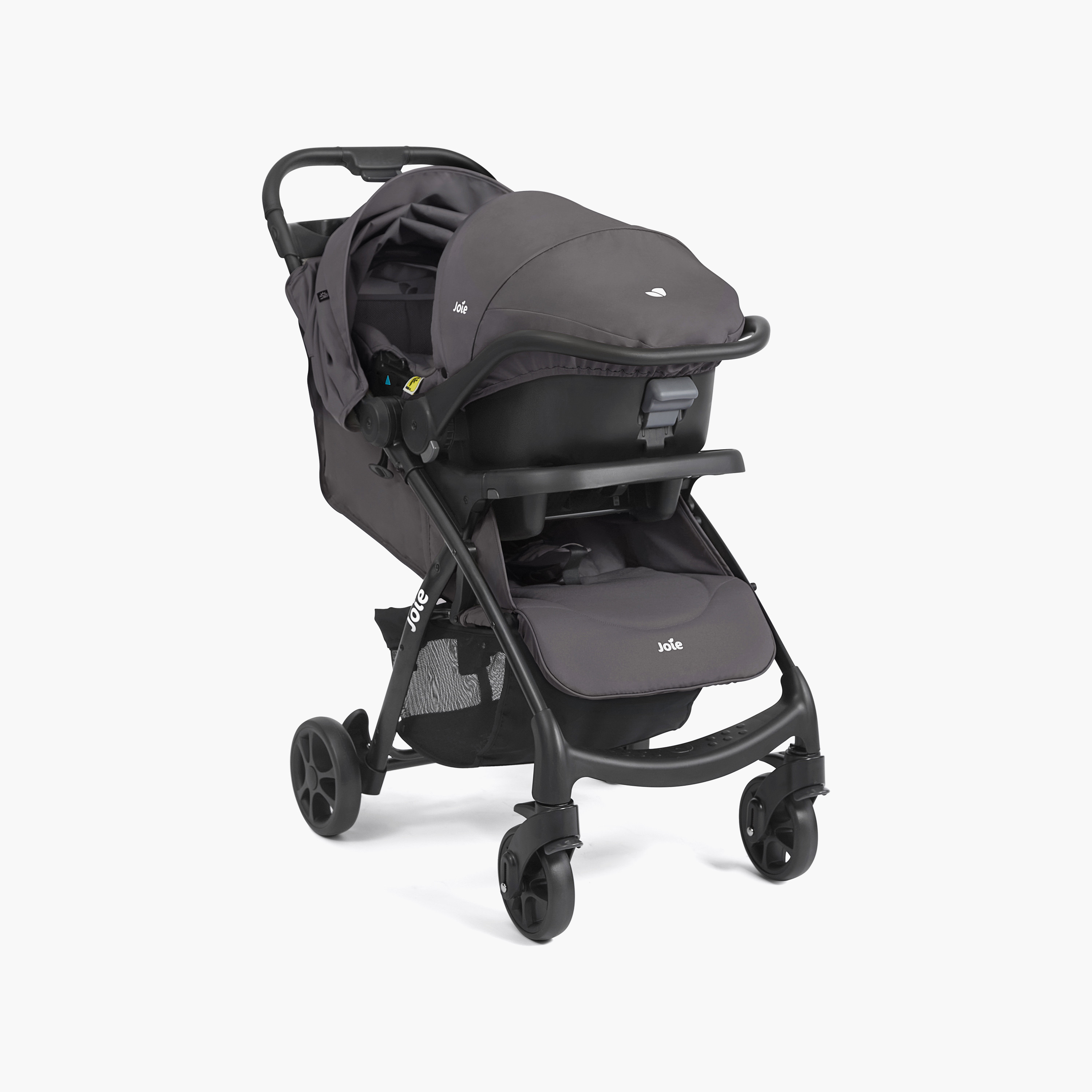 Joie Muze LX Black 2-Piece Travel System with Sun Canopy (Upto 3 years)-baby-gear-strollersandprams-travelsystems-image-3