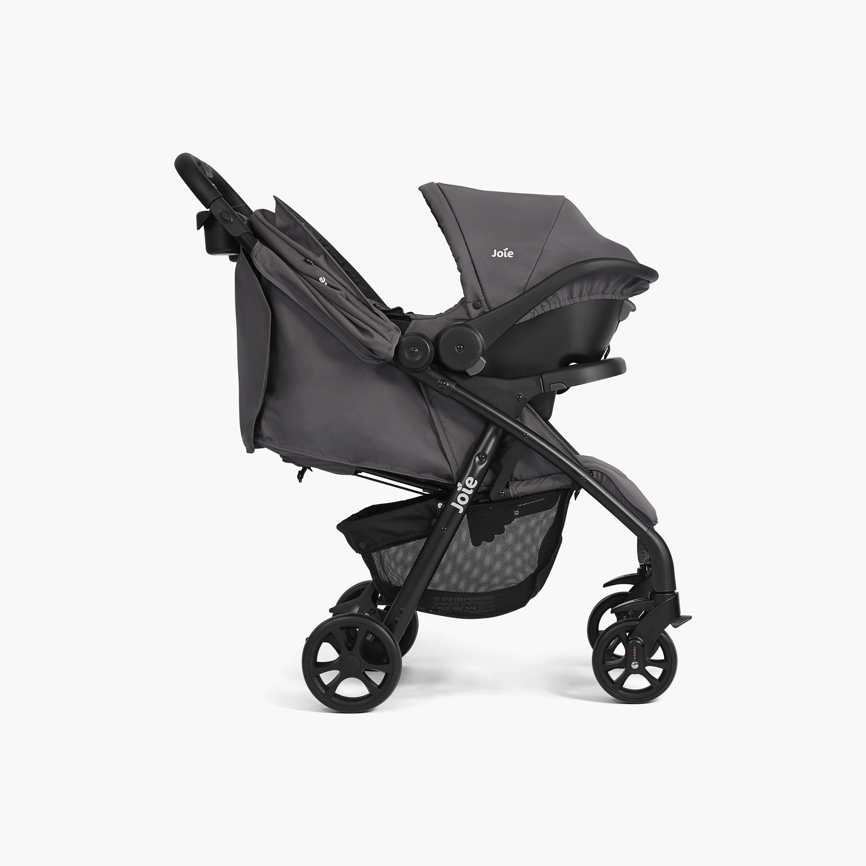 Joie Muze LX Black 2-Piece Travel System with Sun Canopy (Upto 3 years)-baby-gear-strollersandprams-travelsystems-image-4