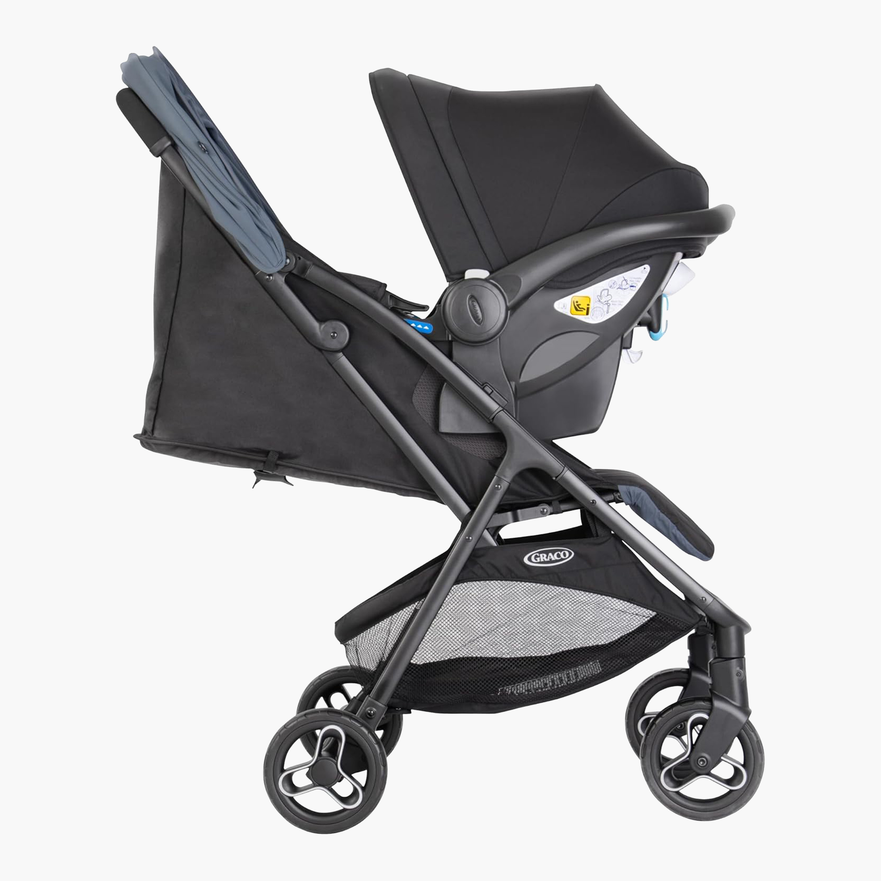 Graco Myavo Cabin Approved Stroller with Push Button Folding System, Aluminium Frame and Wheel Lock-baby-gear-strollersandprams-strollers-image-6