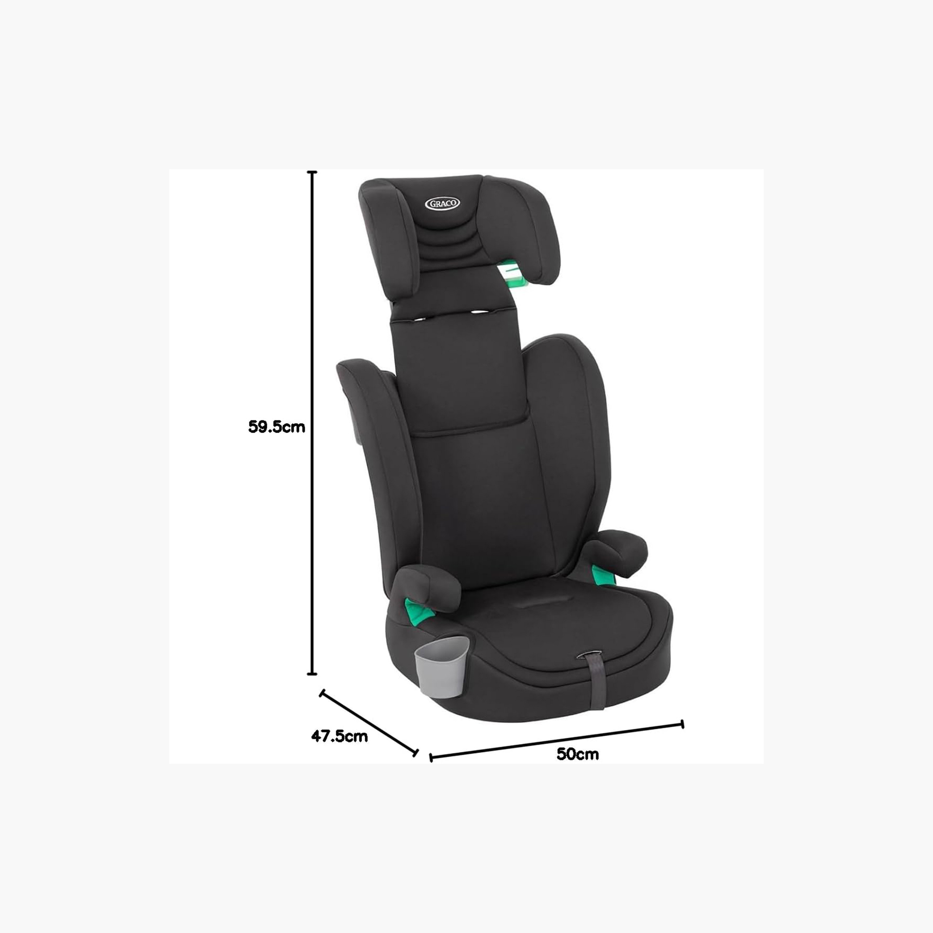Graco Belt Booster Seat with Side Impact Protection, 5-Point Safety Harness and Seat Belt System-baby-gear-carseats-image-9