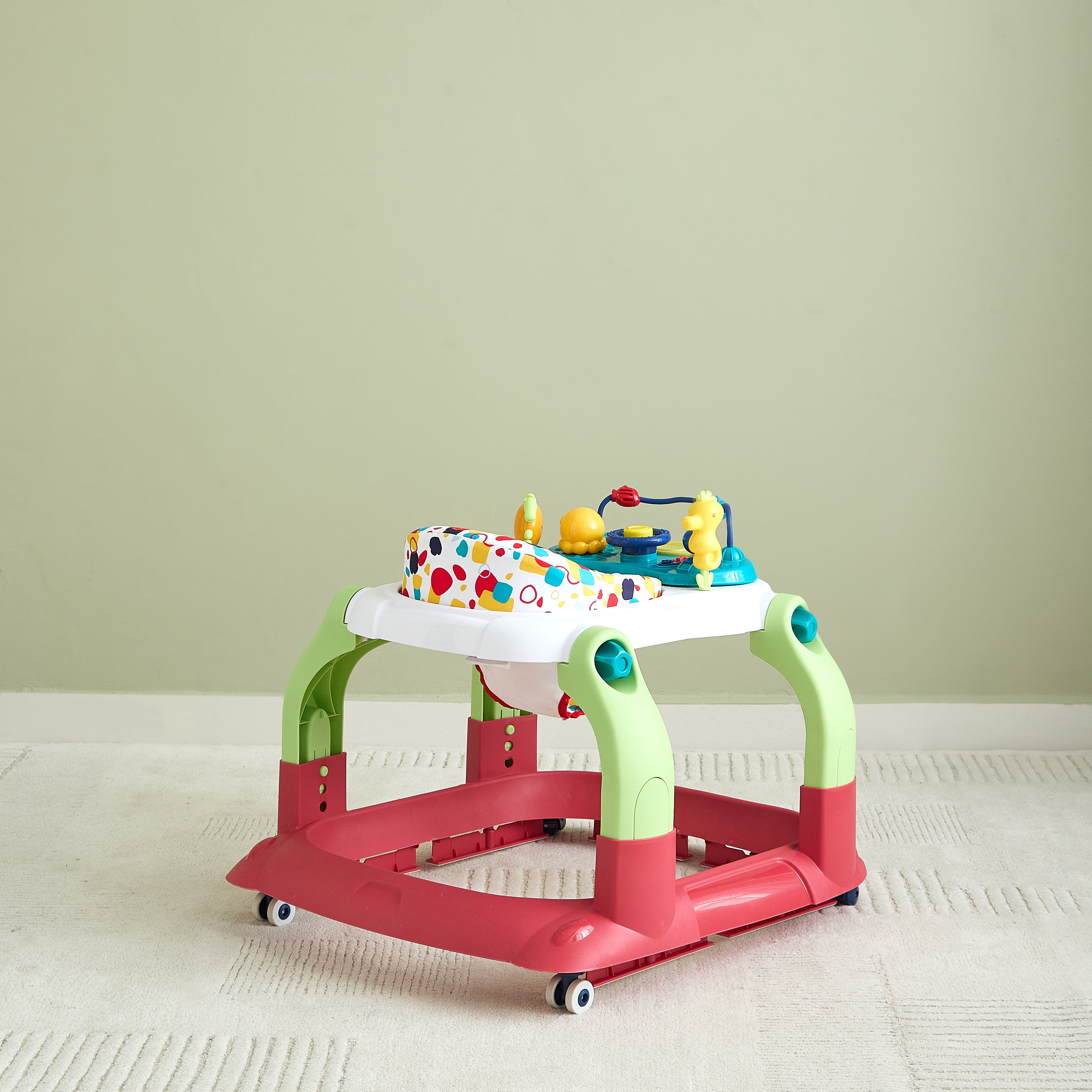 Juniors Circus Baby Walker with Toy Bar-baby-infantactivity-walkers-image-3