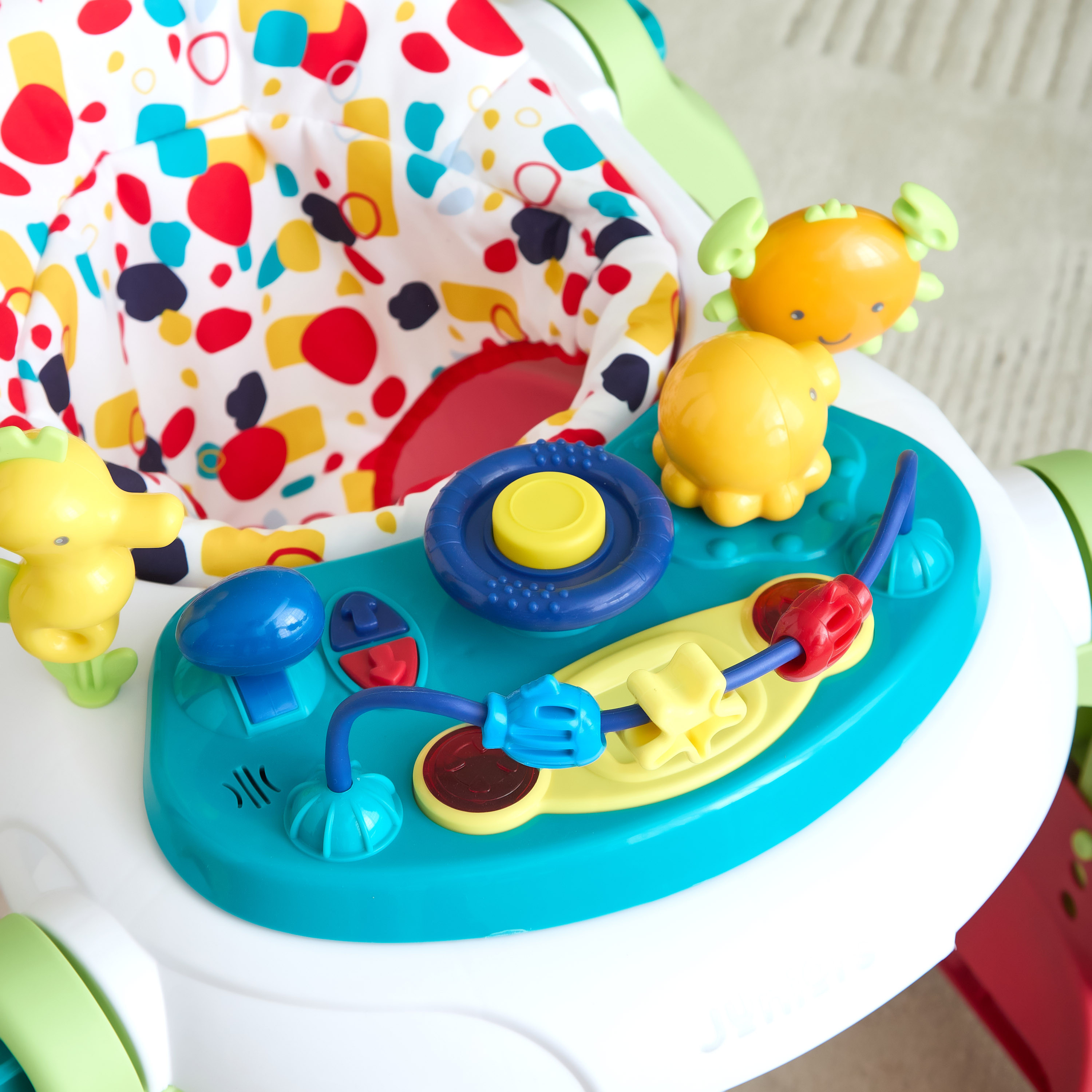 Juniors Circus Baby Walker with Toy Bar-baby-infantactivity-walkers-image-7