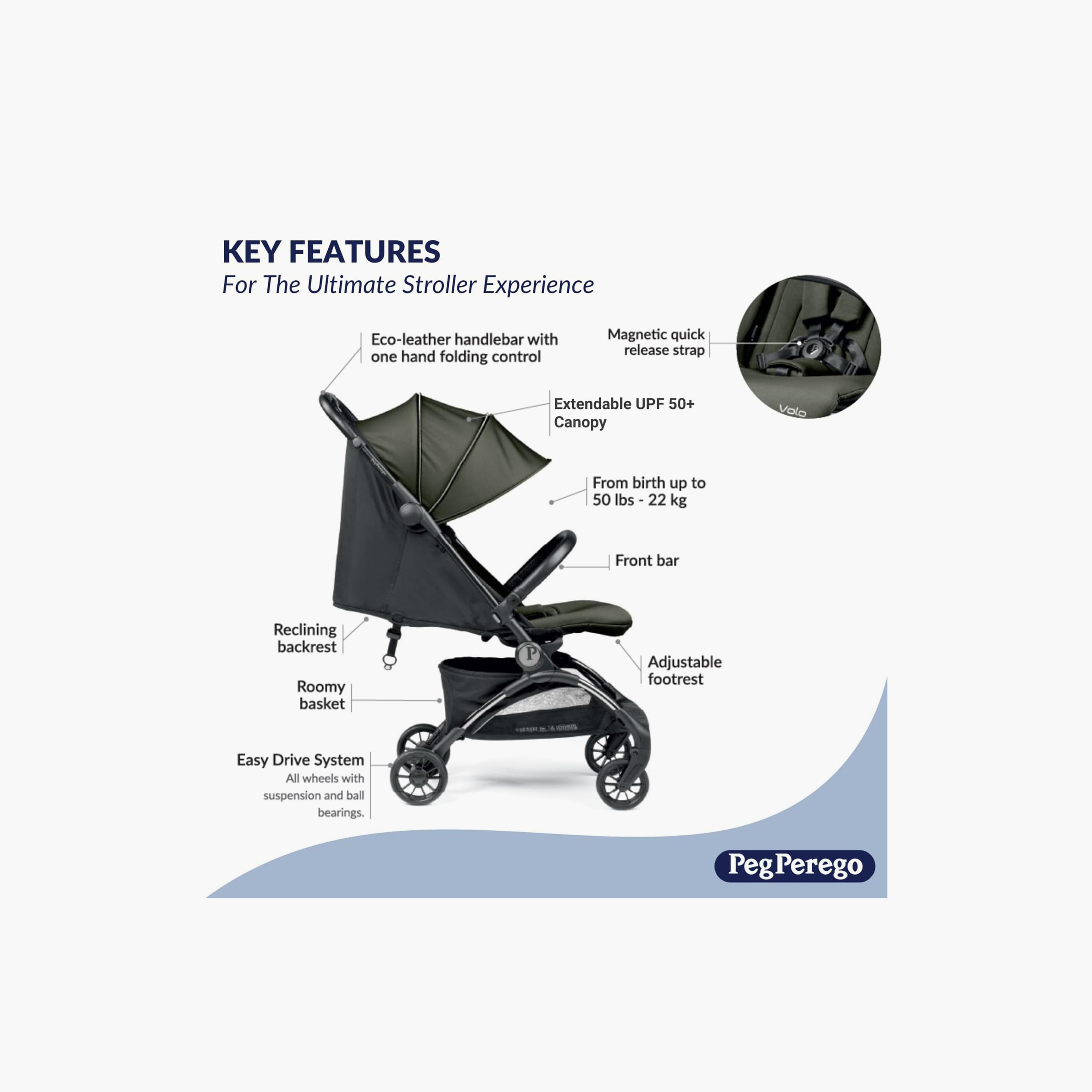 Peg-Perego Volo Compact Stroller with Canopy-baby-gear-strollersandprams-strollers-image-2