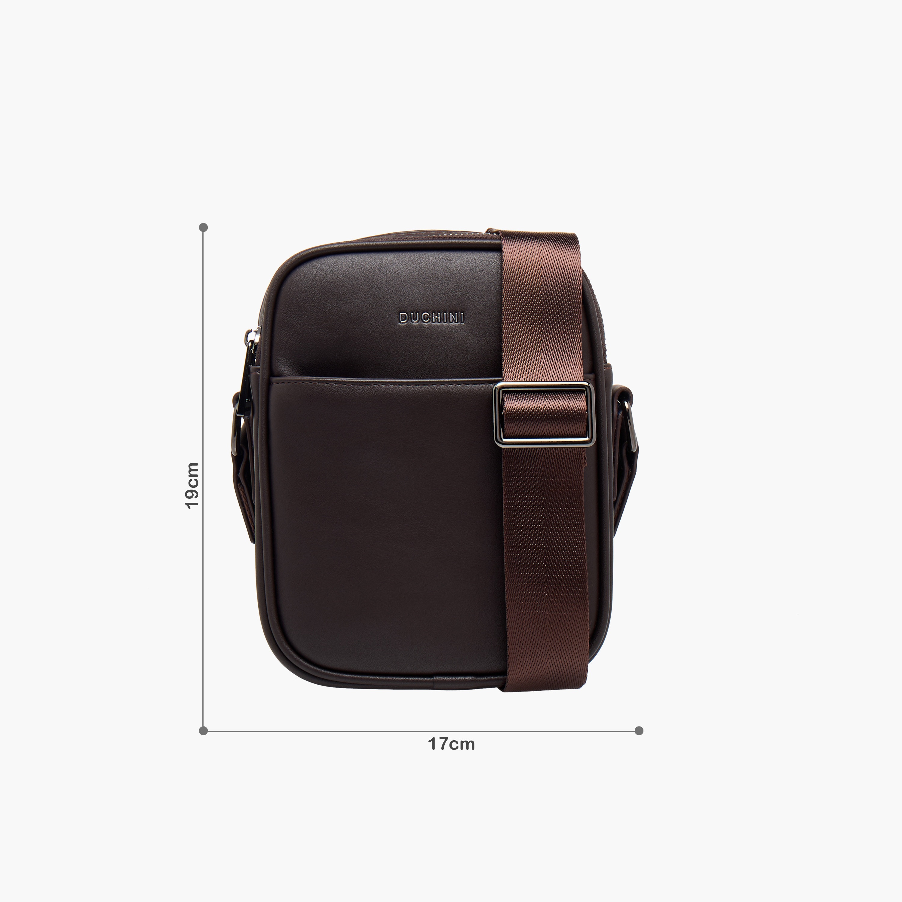 Duchini Men Adjustable Strap Crossbody Bag-men-bags-image-2
