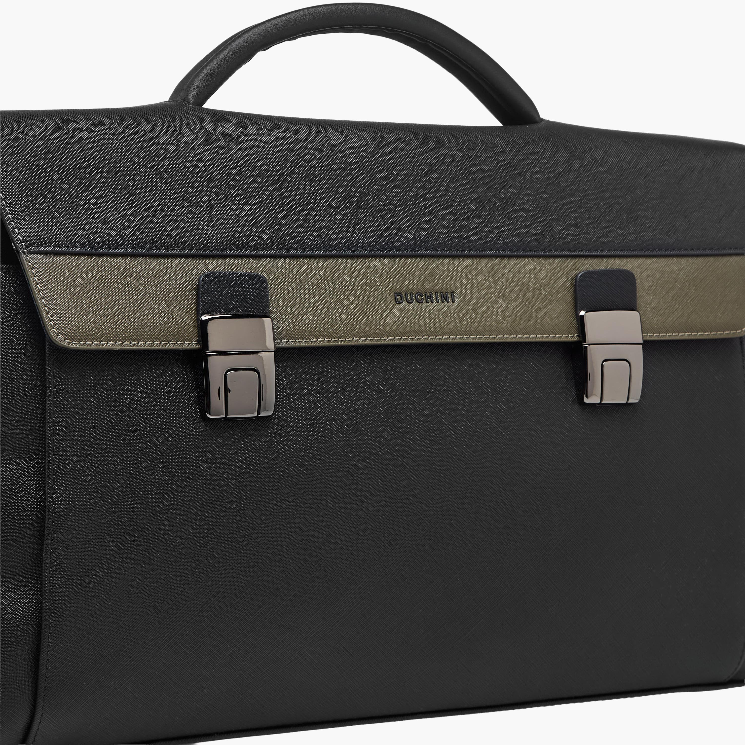 Duchini Men Detachable Strap Portfolio Bag-men-bags-image-5