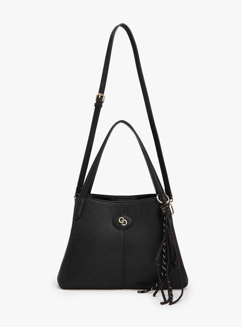 شنطة كتف بارزة الملمس بحزام قابل للفصل من سيليست-women-bagsandwallets-handbags-image-3