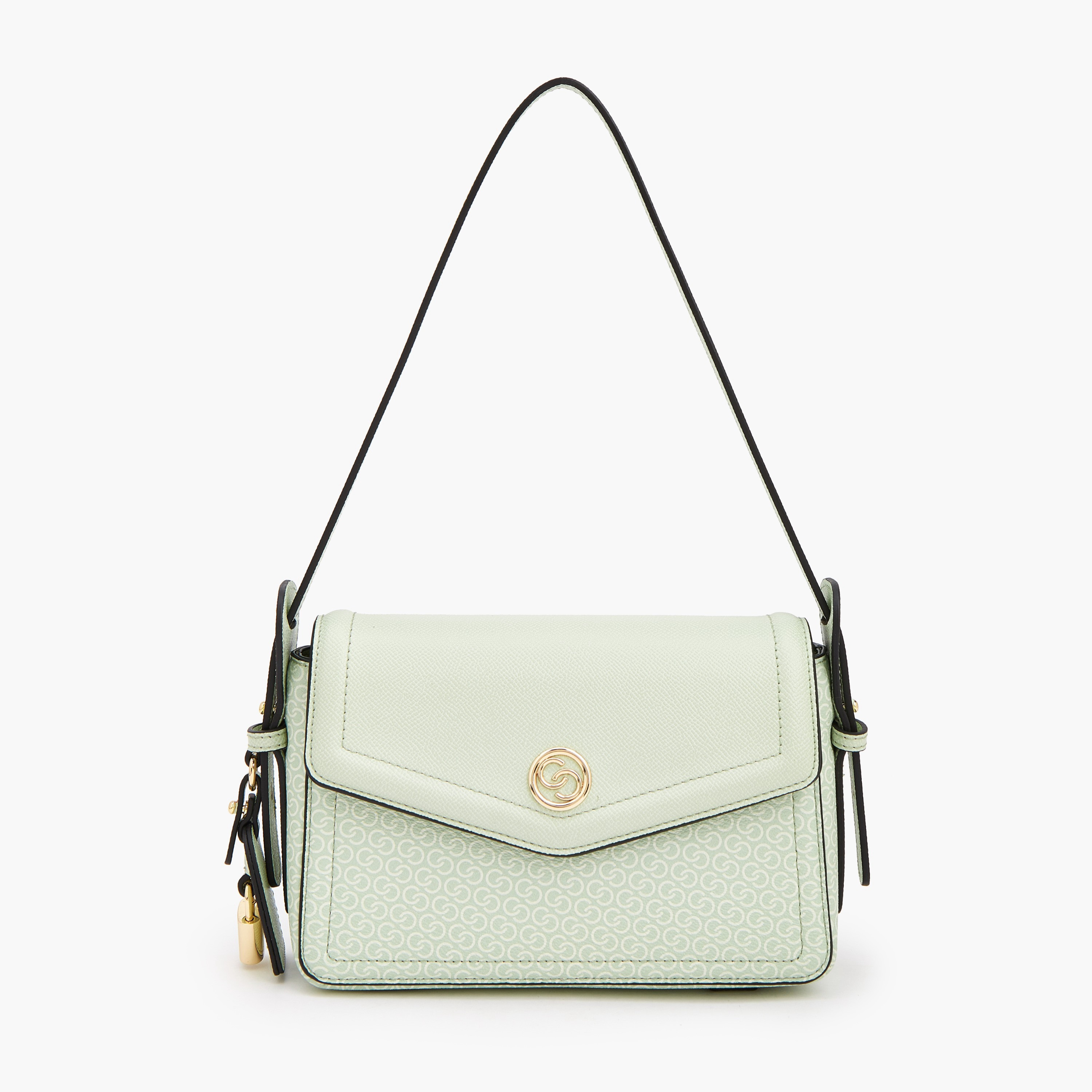 شنطة كروس بودي بطبعات مونوجرام بحزام قابل للتعديل من سيليست-women-bagsandwallets-handbags-image-1