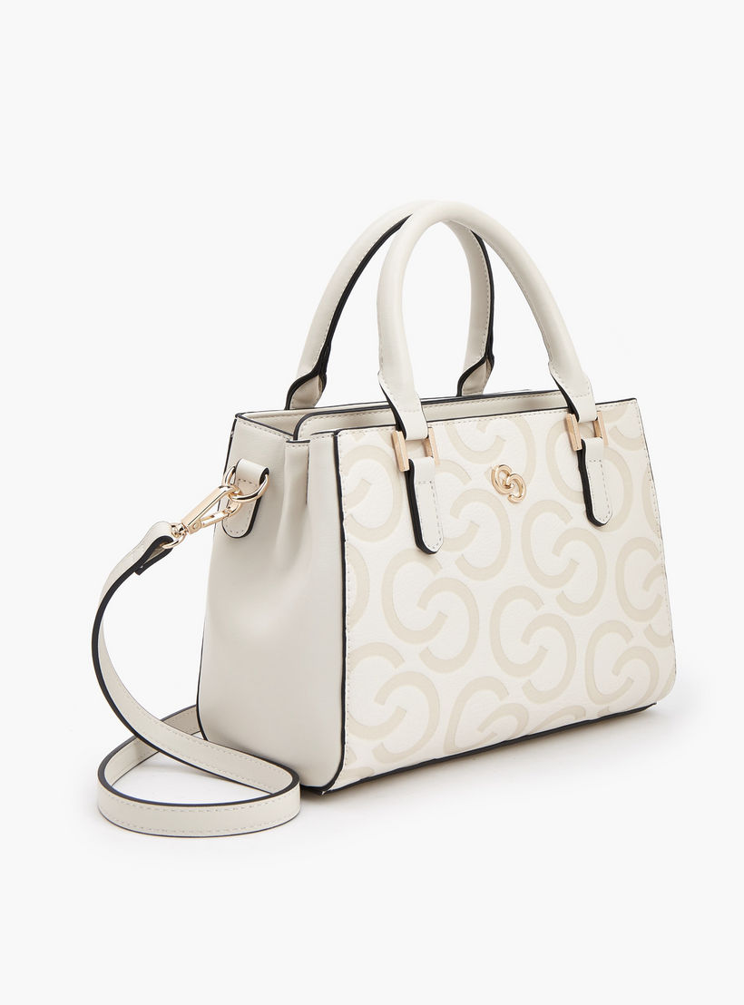 Celeste Monogram Debossed Tote Bag with Adjustable Strap-women-bagsandwallets-handbags-image-4