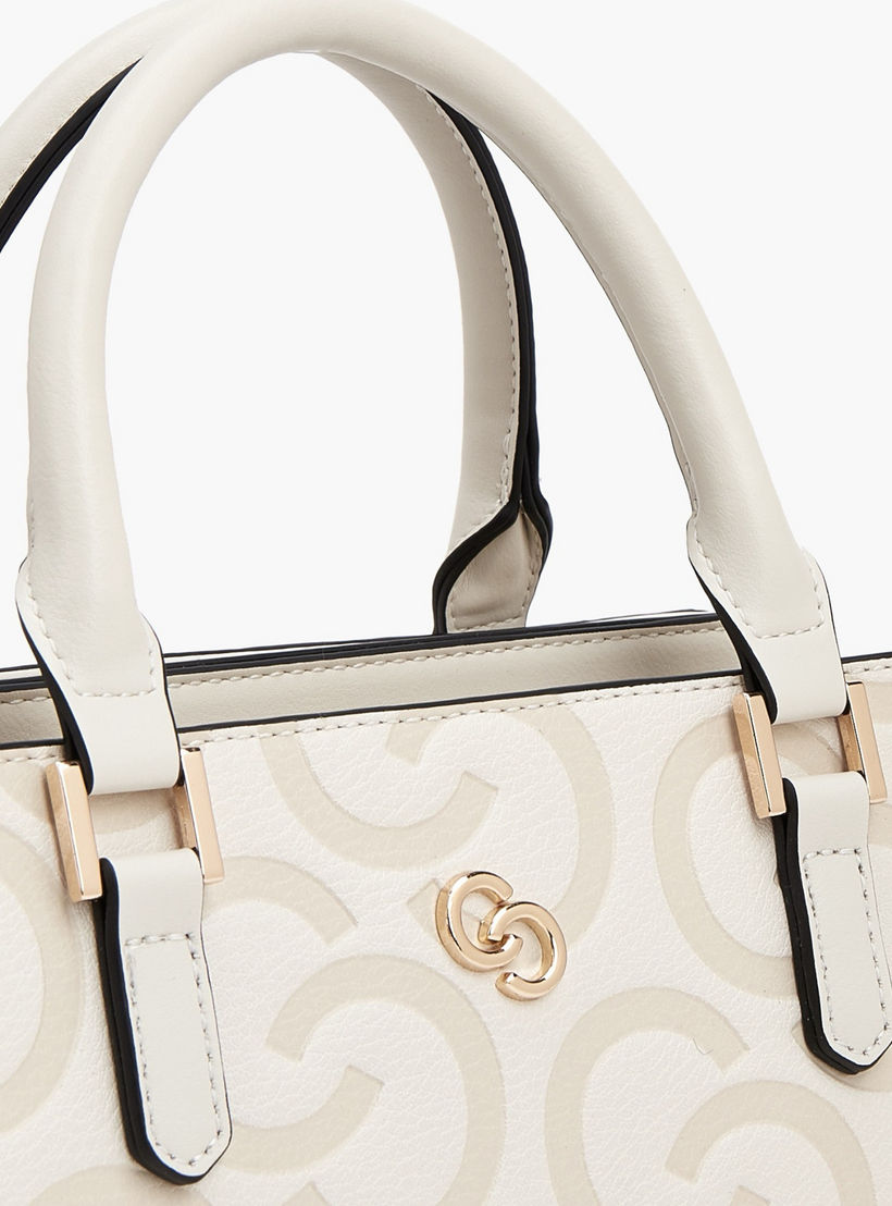 Celeste Monogram Debossed Tote Bag with Adjustable Strap-women-bagsandwallets-handbags-image-5
