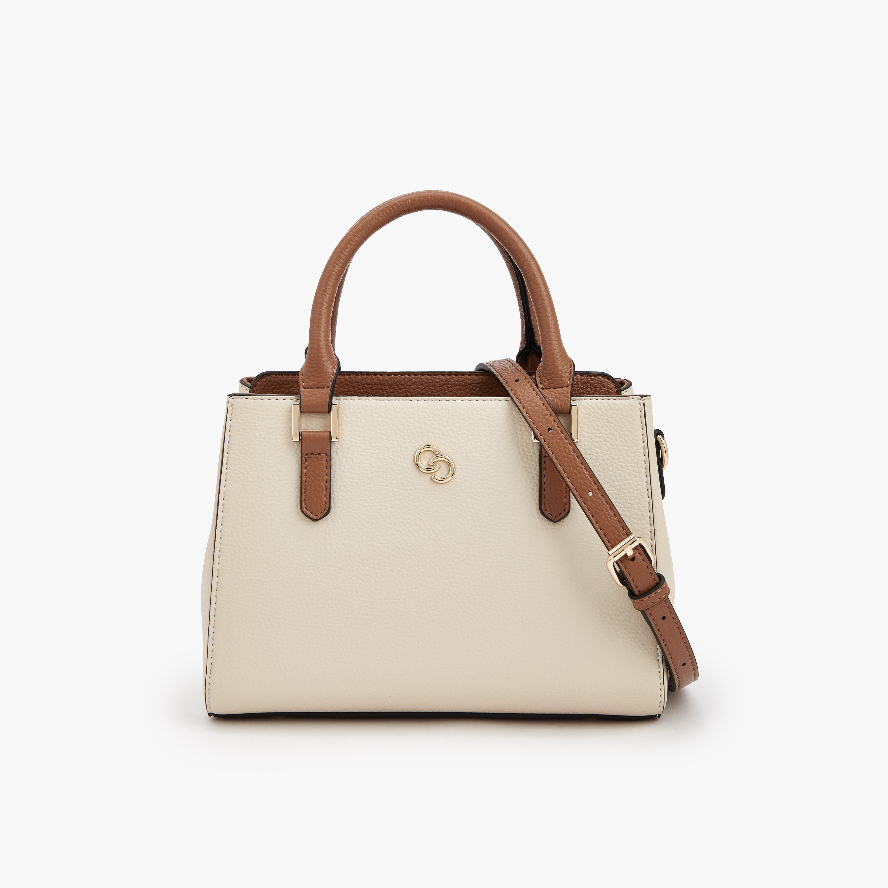 Celeste Textured Tote Bag with Double Handle-women-bagsandwallets-handbags-image-1