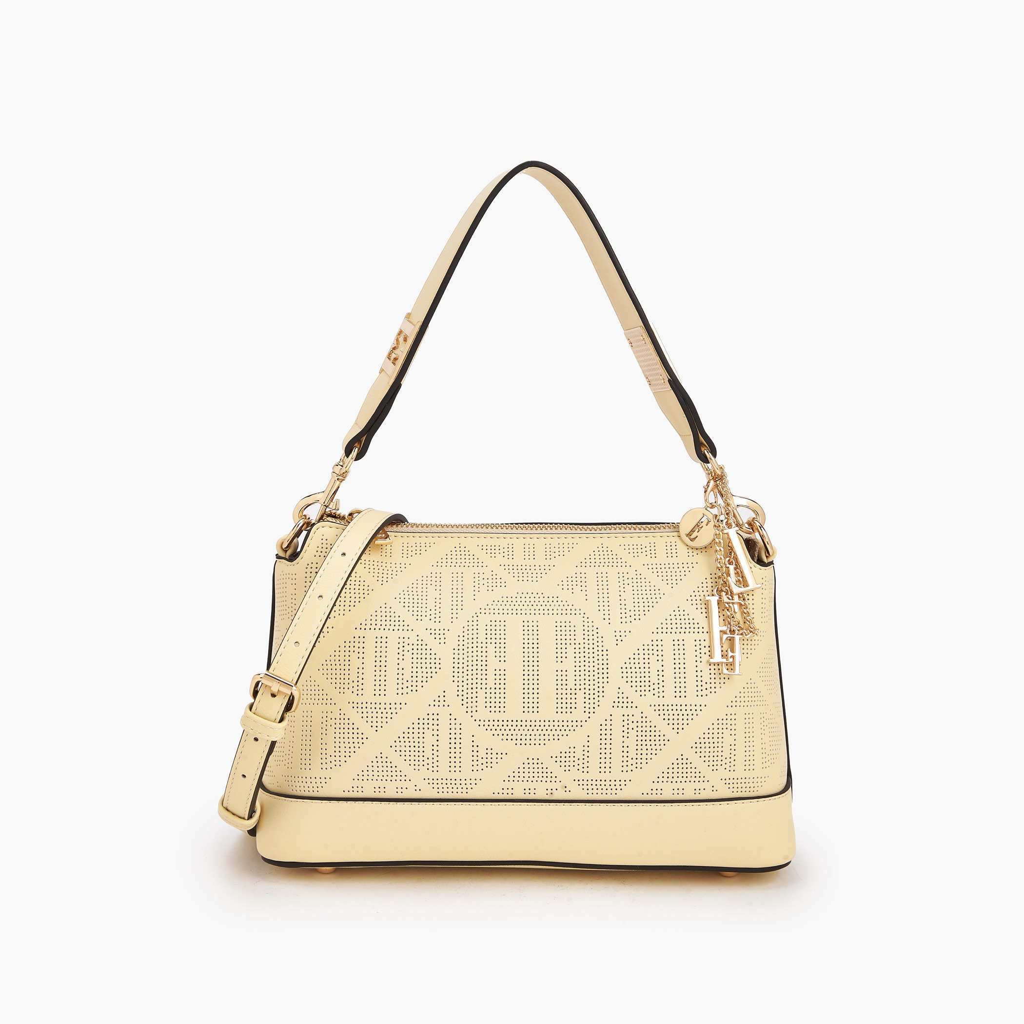 شنطة كتف بارزة الملمس مفرّغة بالليزر وحزام قابل للفصل من إيل-women-bagsandwallets-handbags-image-1