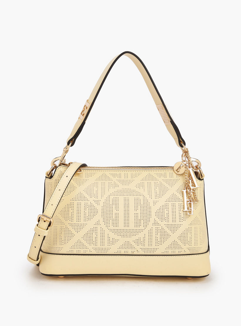 شنطة كتف بارزة الملمس مفرّغة بالليزر وحزام قابل للفصل من إيل-women-bagsandwallets-handbags-image-1