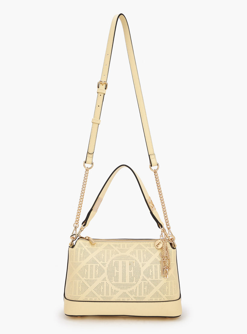 شنطة كتف بارزة الملمس مفرّغة بالليزر وحزام قابل للفصل من إيل-women-bagsandwallets-handbags-image-3