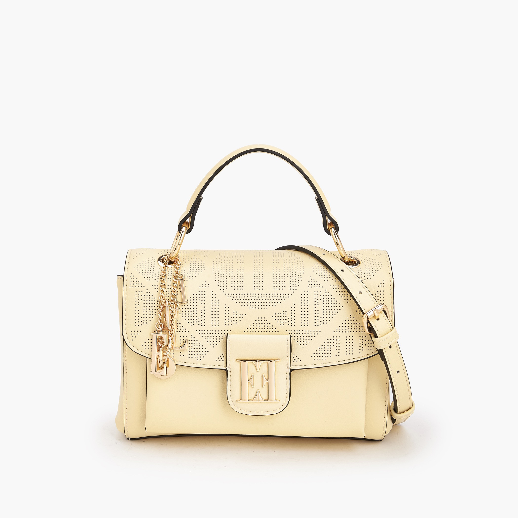 شنطة ساتشيل بارزة الملمس بقص ليزر وحزام قابل للفصل من إيل-women-bagsandwallets-handbags-image-1