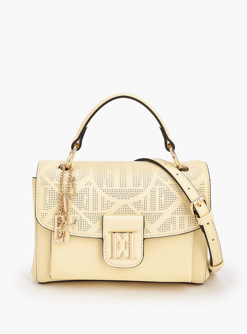 شنطة ساتشيل بارزة الملمس بقص ليزر وحزام قابل للفصل من إيل-women-bagsandwallets-handbags-image-1