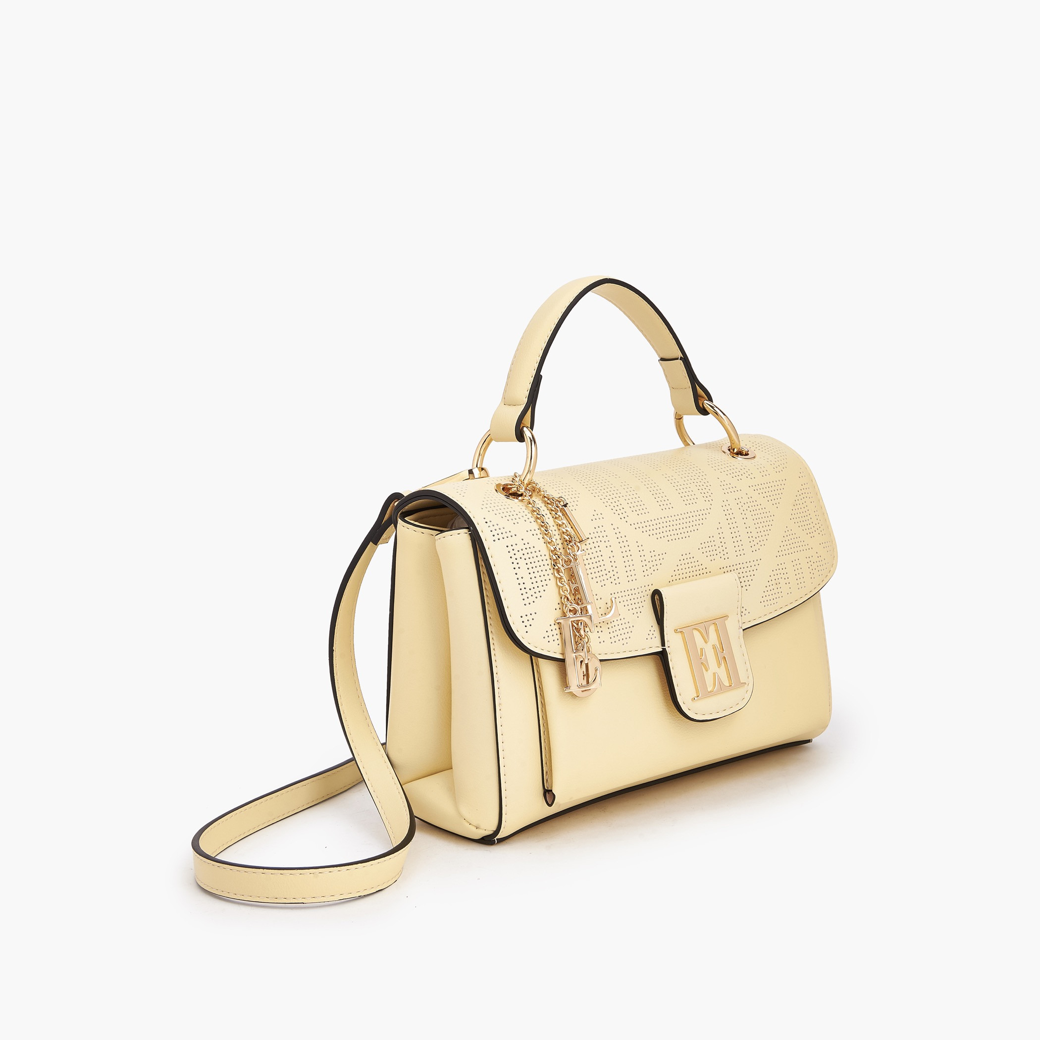 شنطة ساتشيل بارزة الملمس بقص ليزر وحزام قابل للفصل من إيل-women-bagsandwallets-handbags-image-3