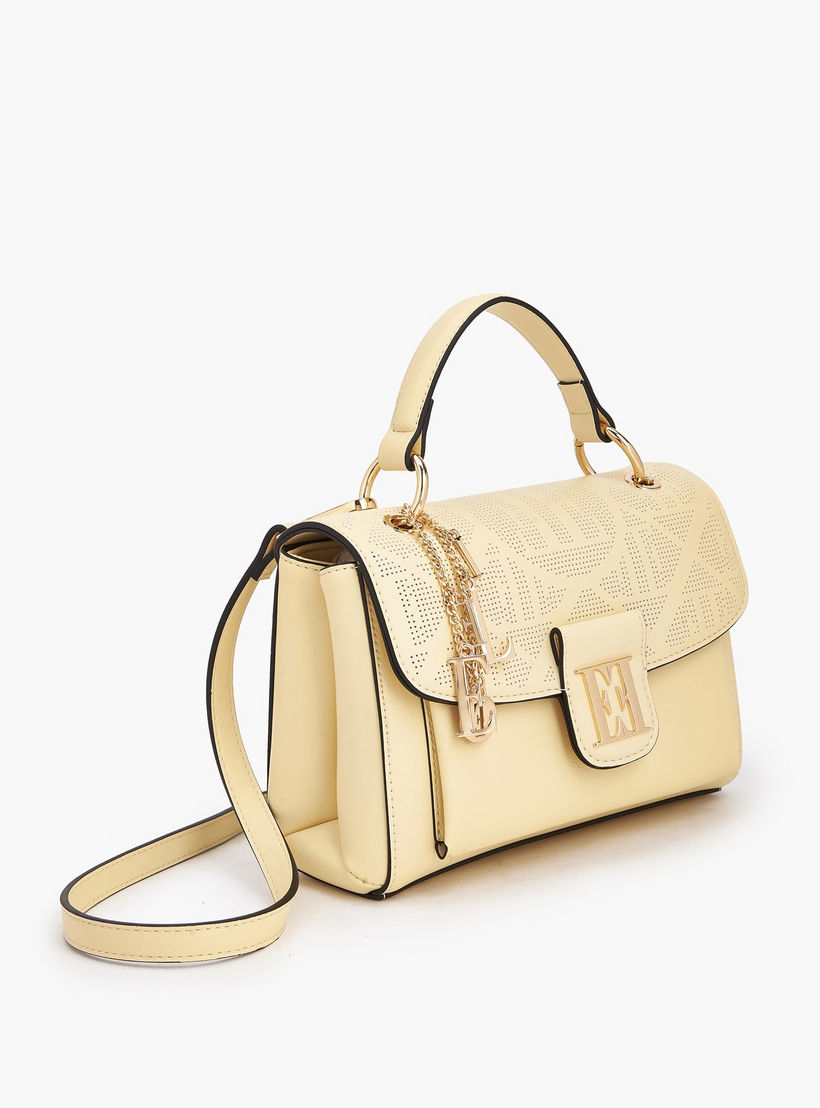 شنطة ساتشيل بارزة الملمس بقص ليزر وحزام قابل للفصل من إيل-women-bagsandwallets-handbags-image-3