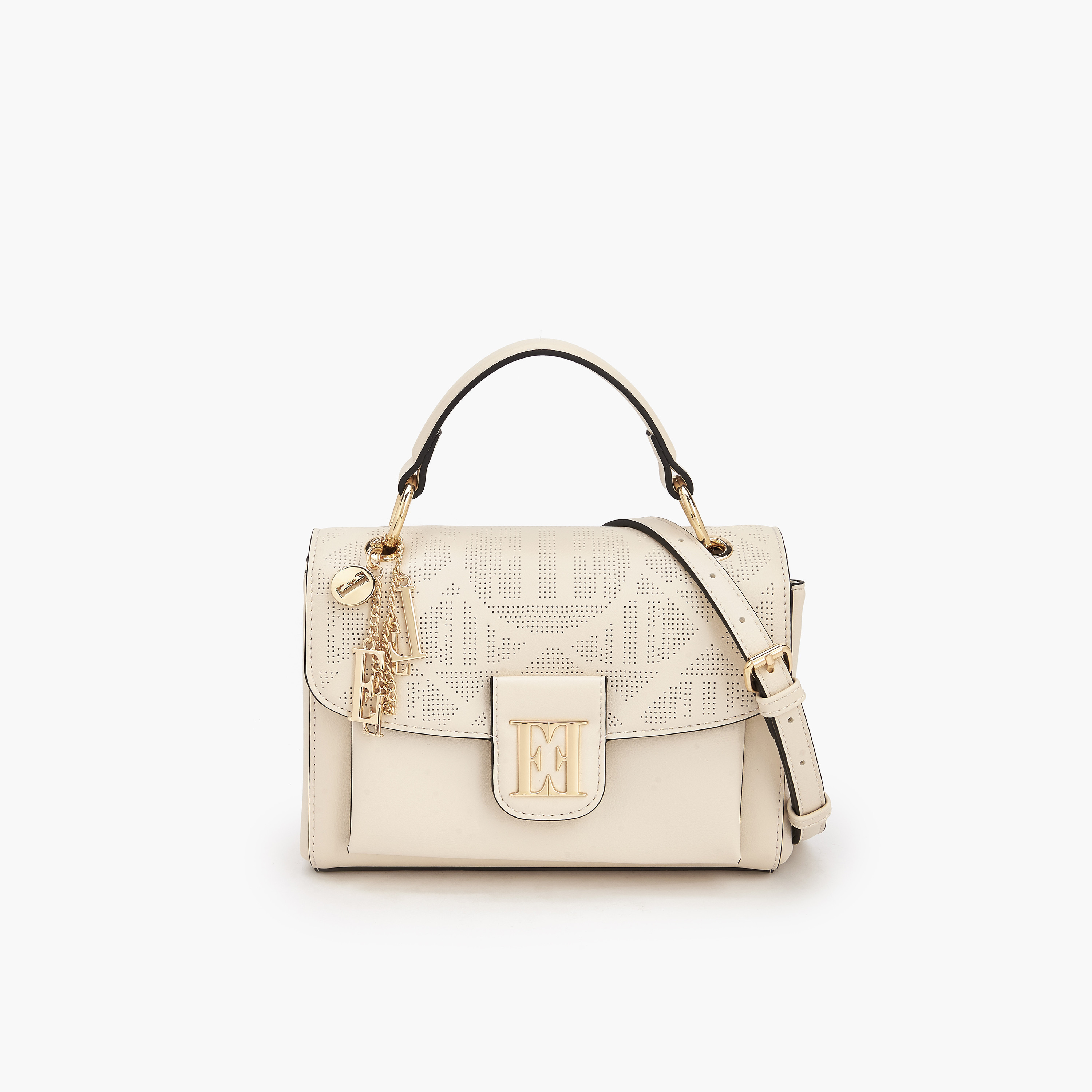 شنطة ساتشيل بارزة الملمس بقص ليزر وحزام قابل للفصل من إيل-women-bagsandwallets-handbags-image-1
