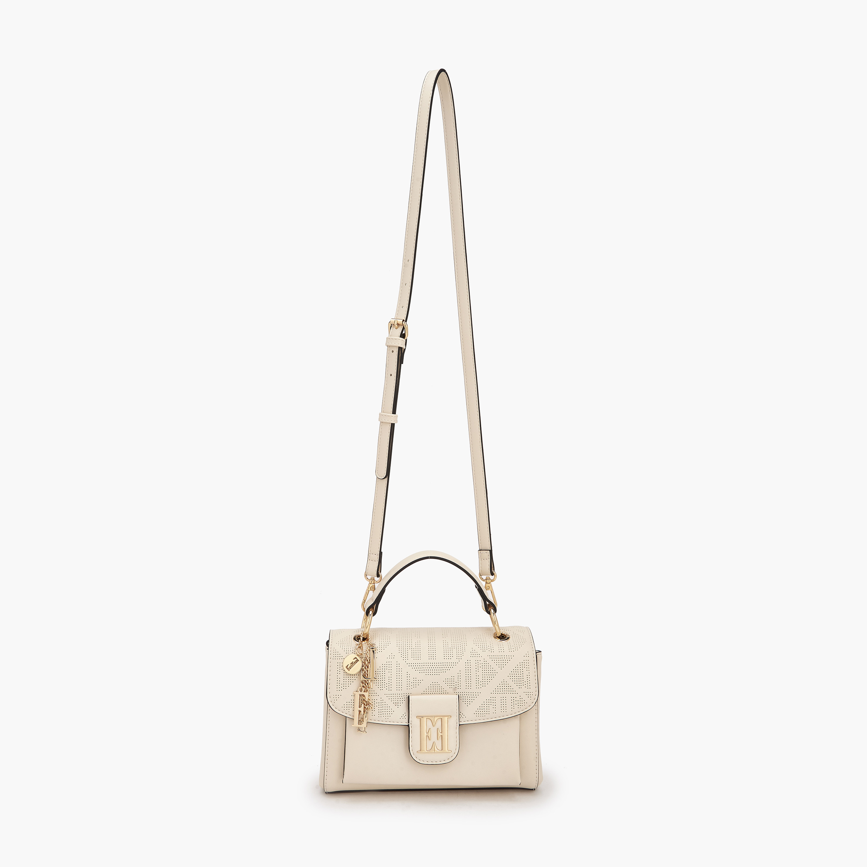 شنطة ساتشيل بارزة الملمس بقص ليزر وحزام قابل للفصل من إيل-women-bagsandwallets-handbags-image-2
