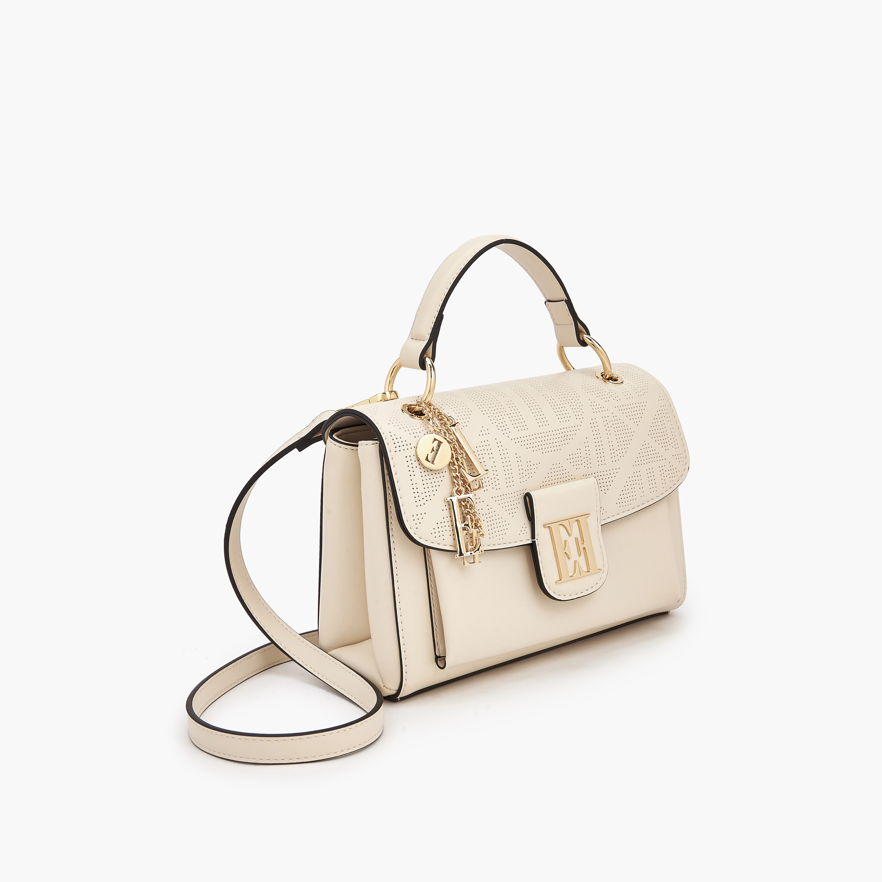 شنطة ساتشيل بارزة الملمس بقص ليزر وحزام قابل للفصل من إيل-women-bagsandwallets-handbags-image-3