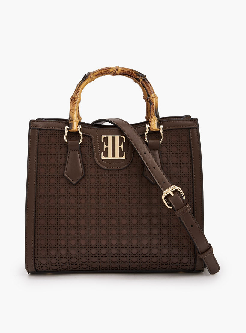 شنطة توتي مثقبة بمقابض مزدوجة من إيل-women-bagsandwallets-handbags-image-1
