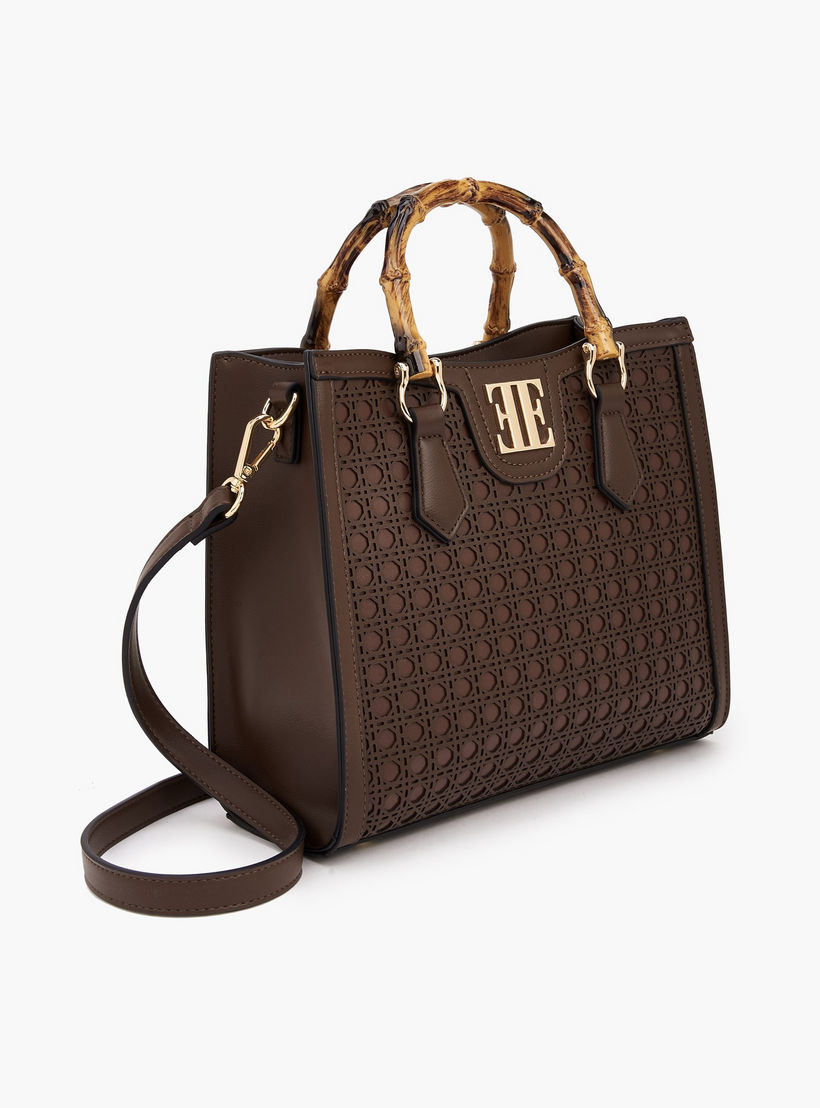 شنطة توتي مثقبة بمقابض مزدوجة من إيل-women-bagsandwallets-handbags-image-4