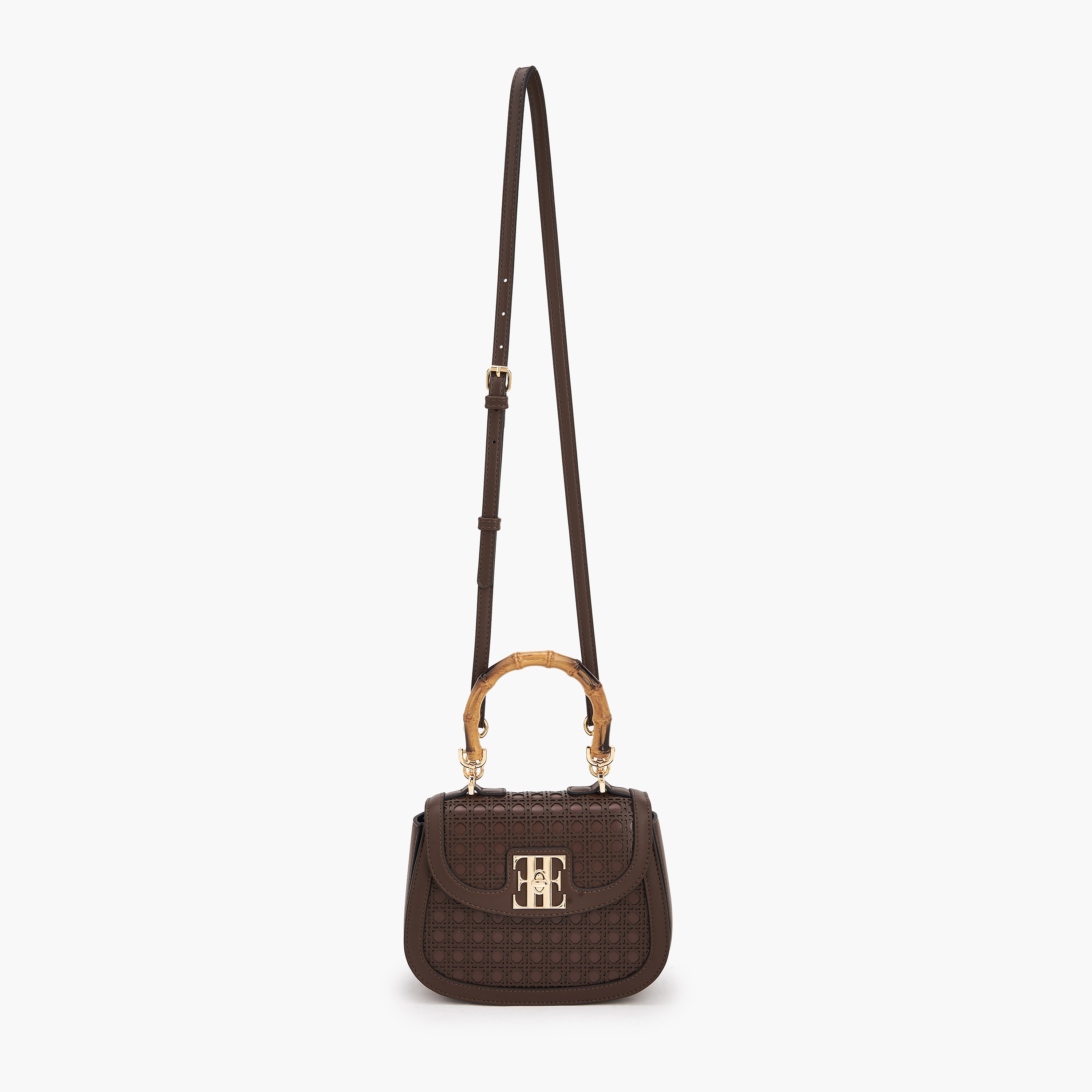 Elle Textured Crossbody Bag with Detachable Strap-women-bagsandwallets-handbags-image-2