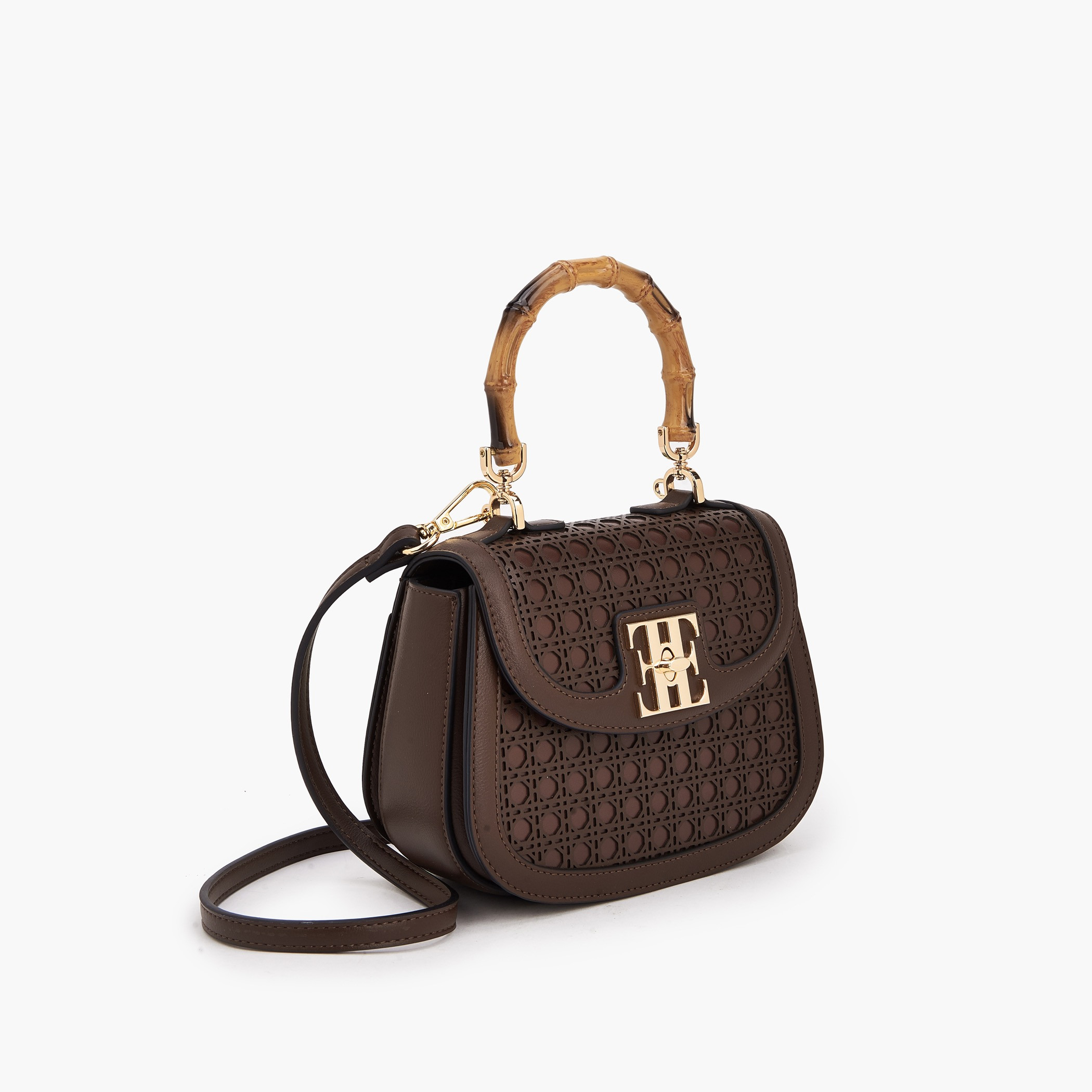 Elle Textured Crossbody Bag with Detachable Strap-women-bagsandwallets-handbags-image-3