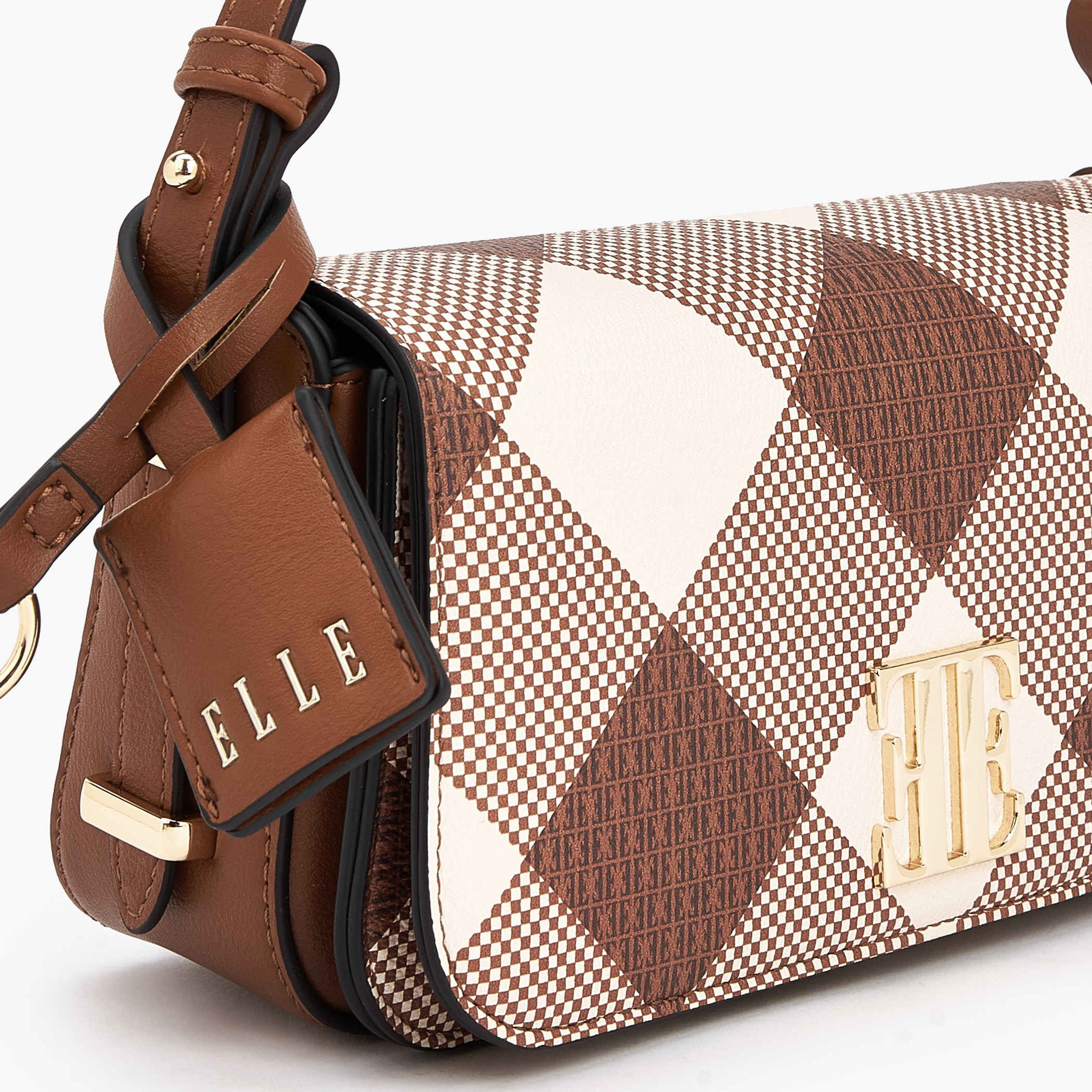 شنطة كتف كاروهات بطية إغلاق من إيل-women-bagsandwallets-handbags-image-5