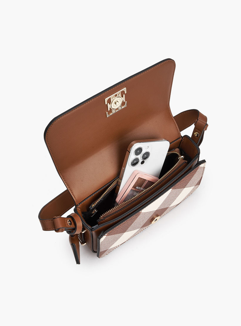 شنطة كتف كاروهات بطية إغلاق من إيل-women-bagsandwallets-handbags-image-8