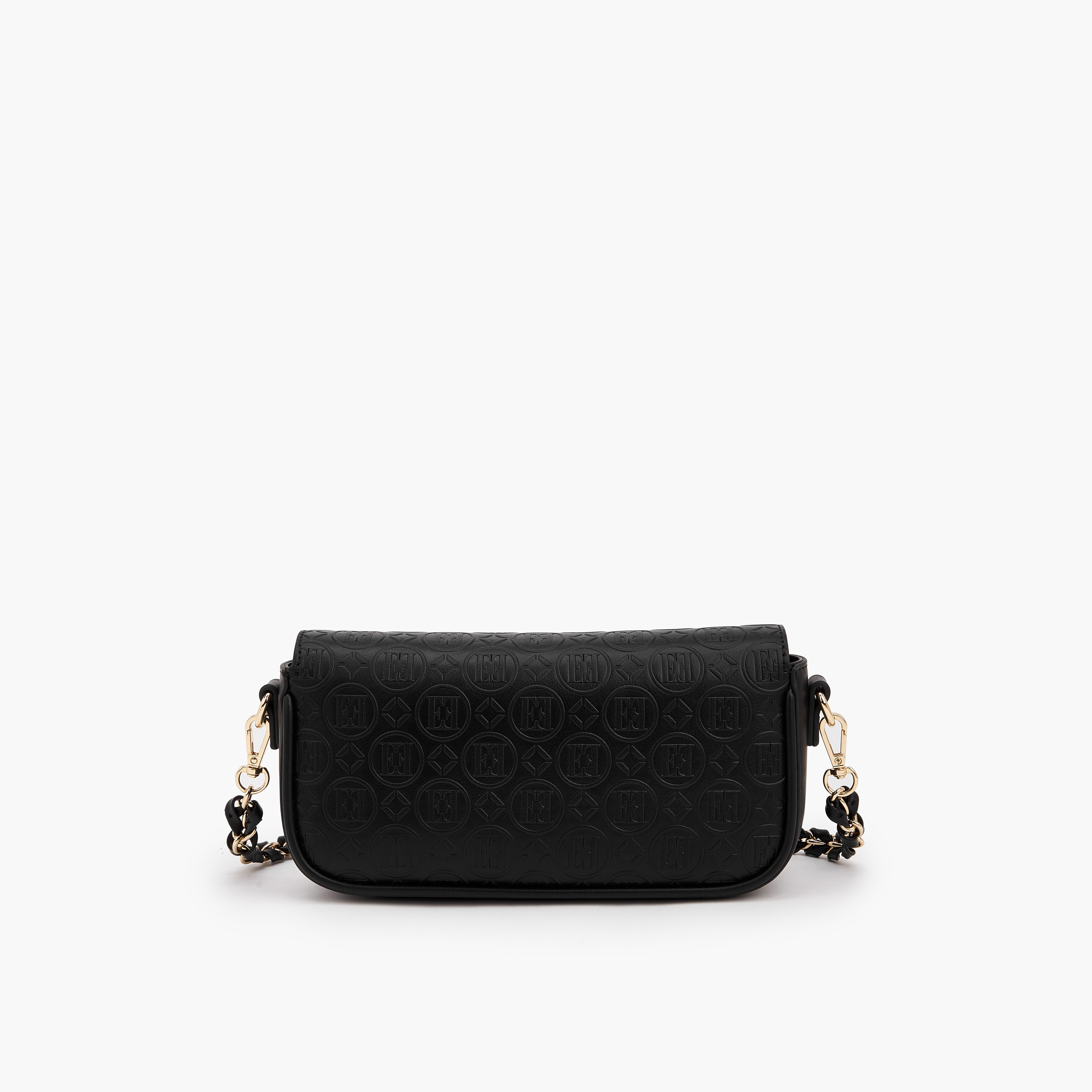 شنطة كروس بودي بحزام سلسلة ونقوش مونوجرام من إيل-women-bagsandwallets-handbags-image-5