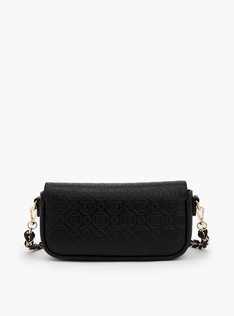 شنطة كروس بودي بحزام سلسلة ونقوش مونوجرام من إيل-women-bagsandwallets-handbags-image-5