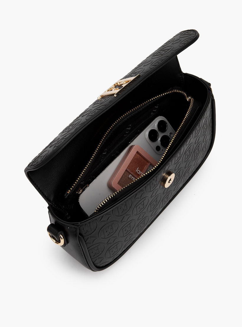 شنطة كروس بودي بحزام سلسلة ونقوش مونوجرام من إيل-women-bagsandwallets-handbags-image-7