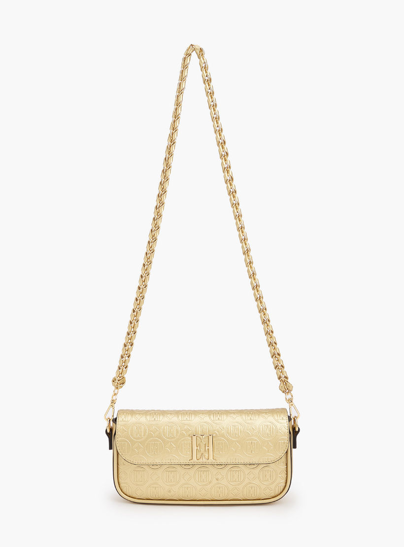 شنطة كروس بودي بحزام سلسلة ونقوش مونوجرام من إيل-women-bagsandwallets-handbags-image-3