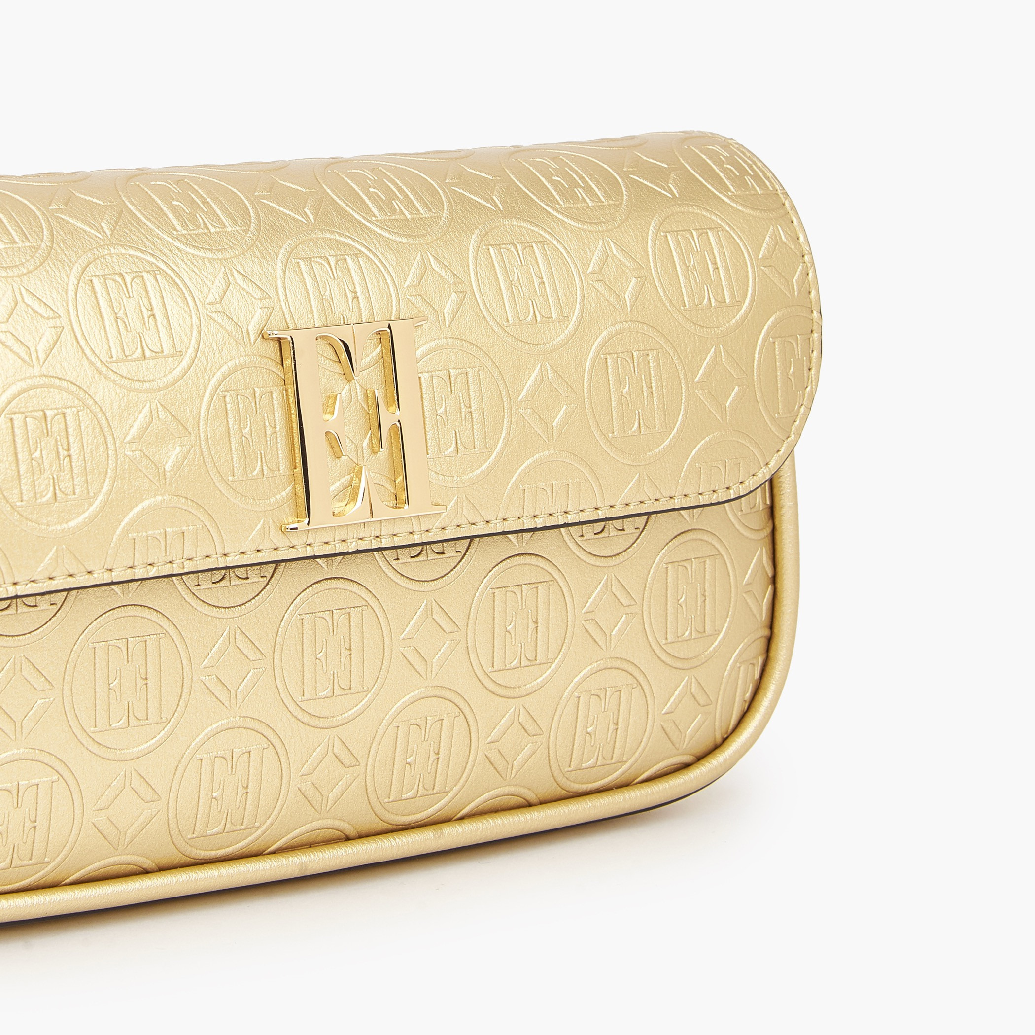 شنطة كروس بودي بحزام سلسلة ونقوش مونوجرام من إيل-women-bagsandwallets-handbags-image-5