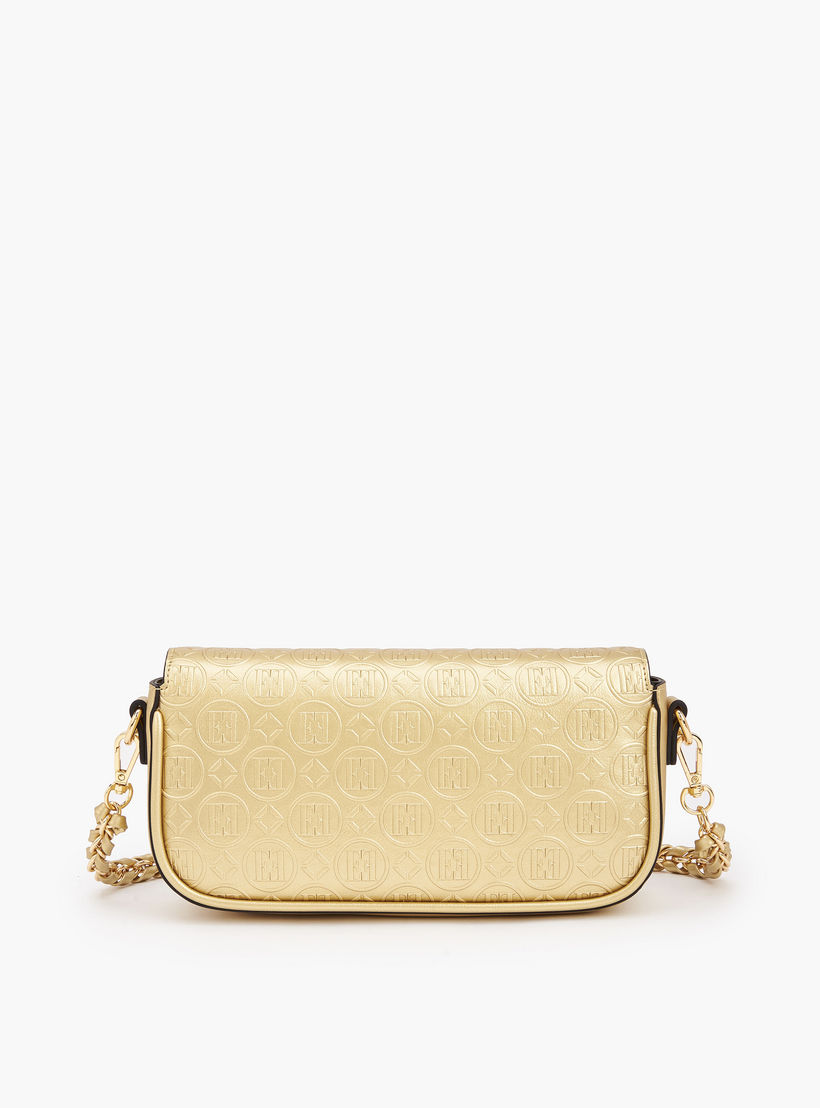 شنطة كروس بودي بحزام سلسلة ونقوش مونوجرام من إيل-women-bagsandwallets-handbags-image-6