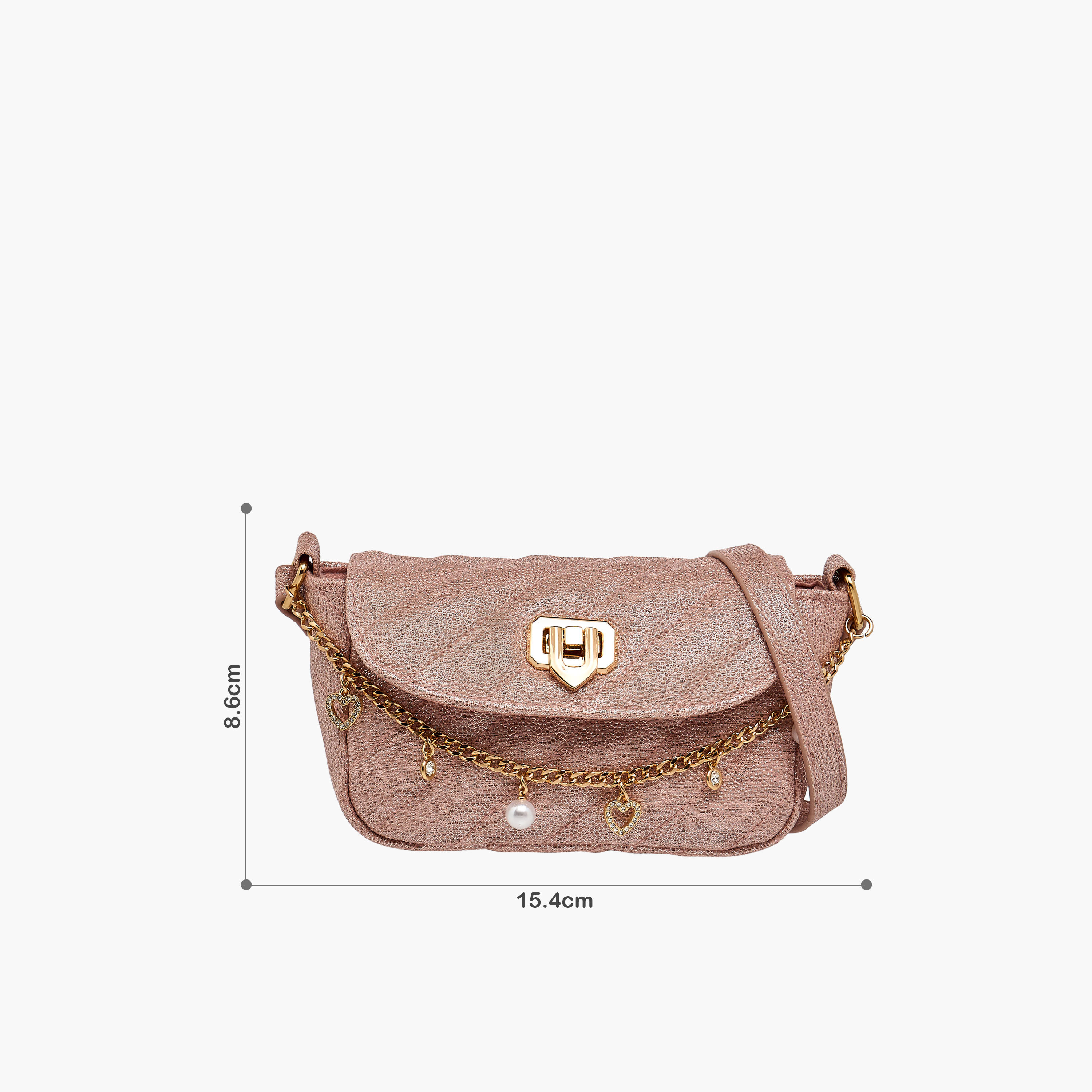 Celeste Charm Embellished Crossbody Bag with Adjustable Strap-girls-accessories-bags-image-2