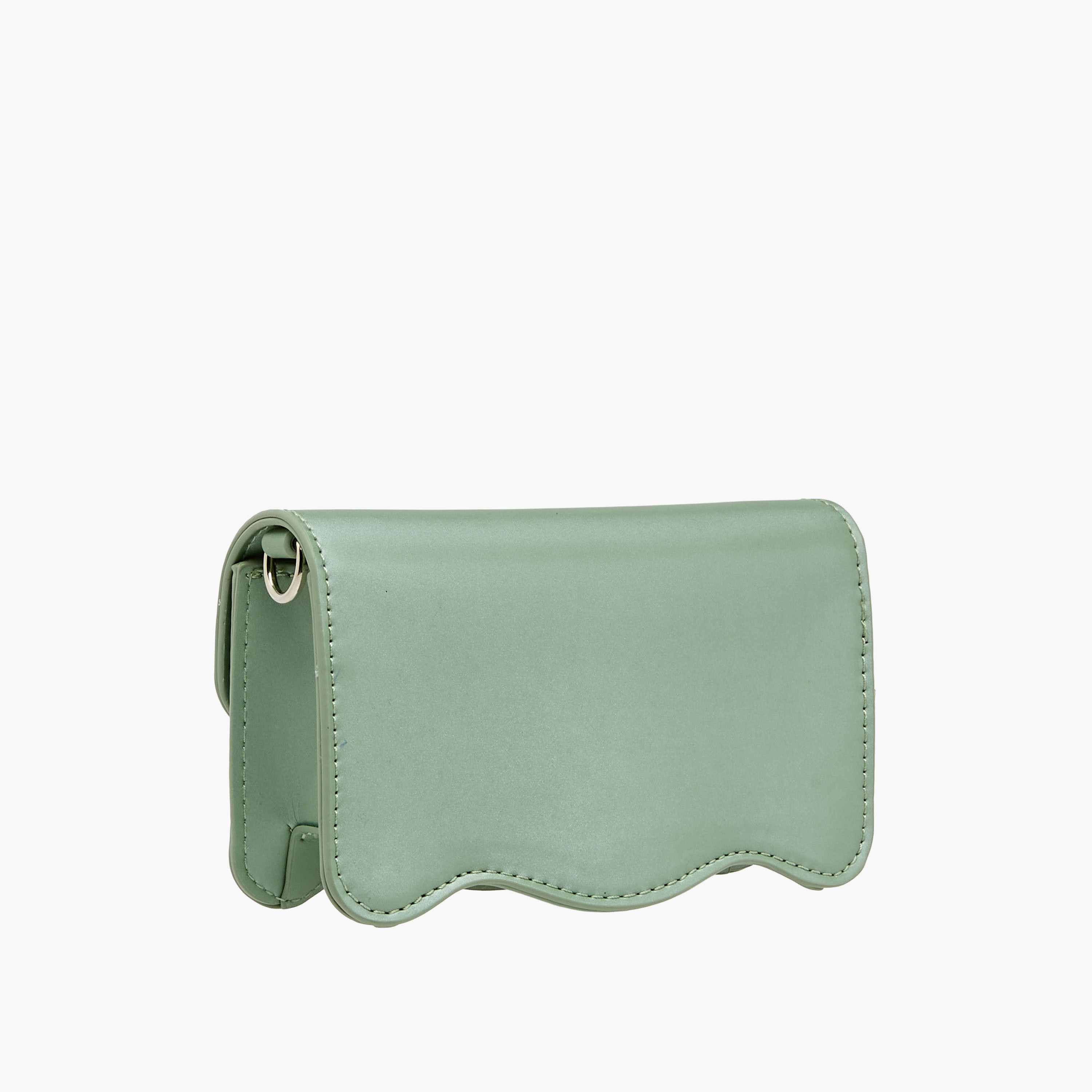 Celeste Scalloped Bow Embellished Crossbody Bag with Chain Strap-girls-accessories-bags-image-4