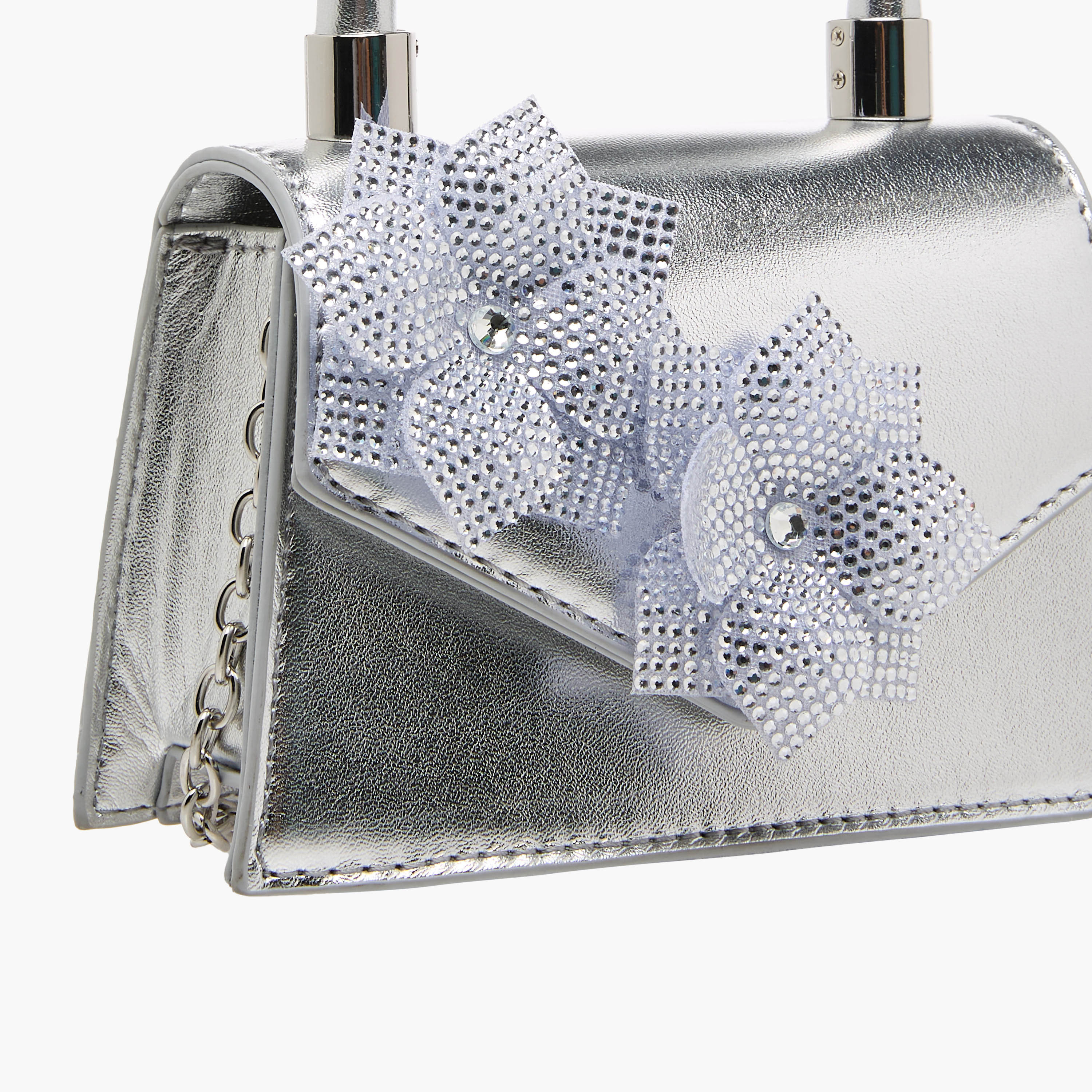 Celeste Floral Embellished Crossbody Bag with Chain Strap-girls-accessories-bags-image-4