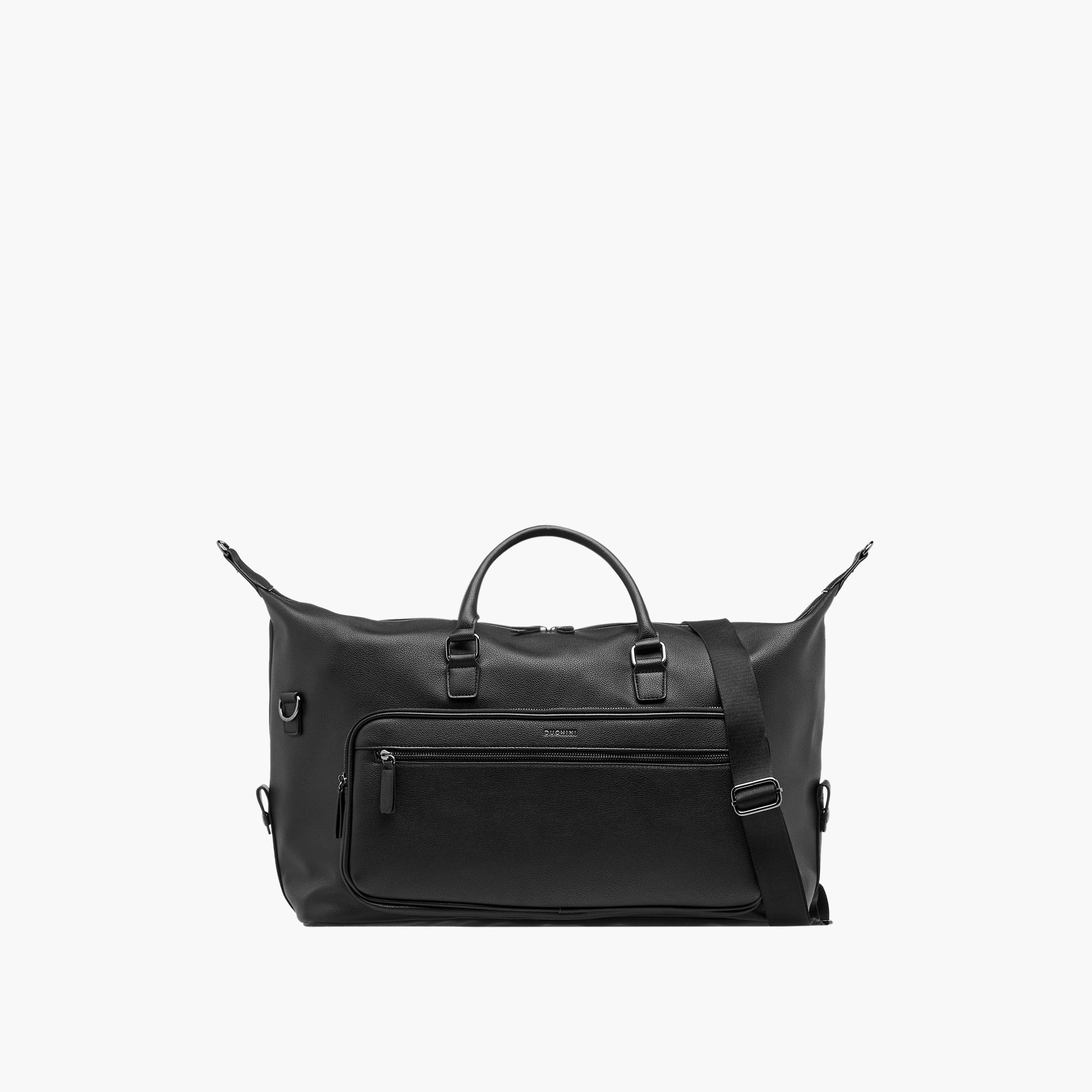 Duchini Textured Duffle Bag with Detachable Strap-travel-luggagesandbags-dufflebags-image-1