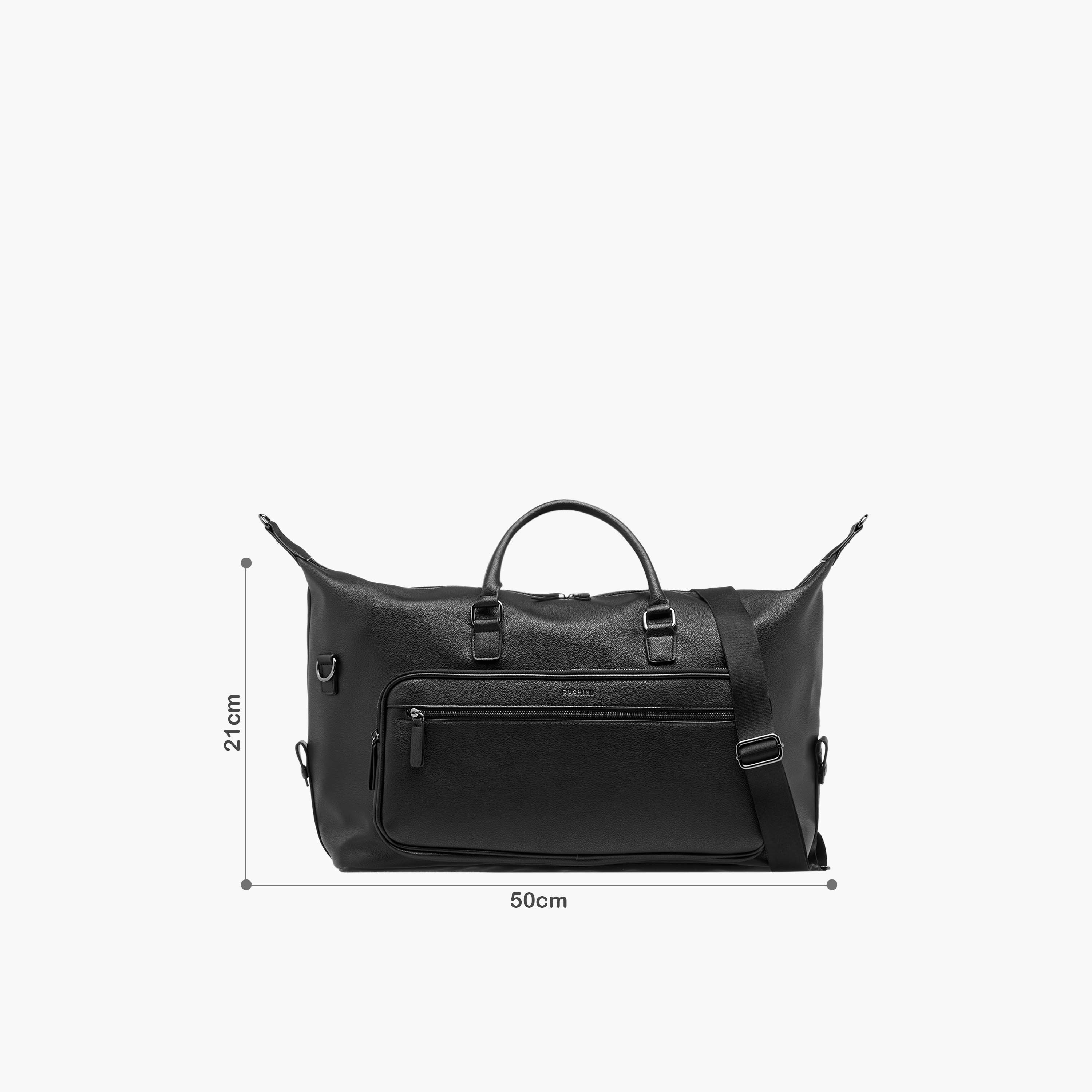 Duchini Textured Duffle Bag with Detachable Strap-travel-luggagesandbags-dufflebags-image-2